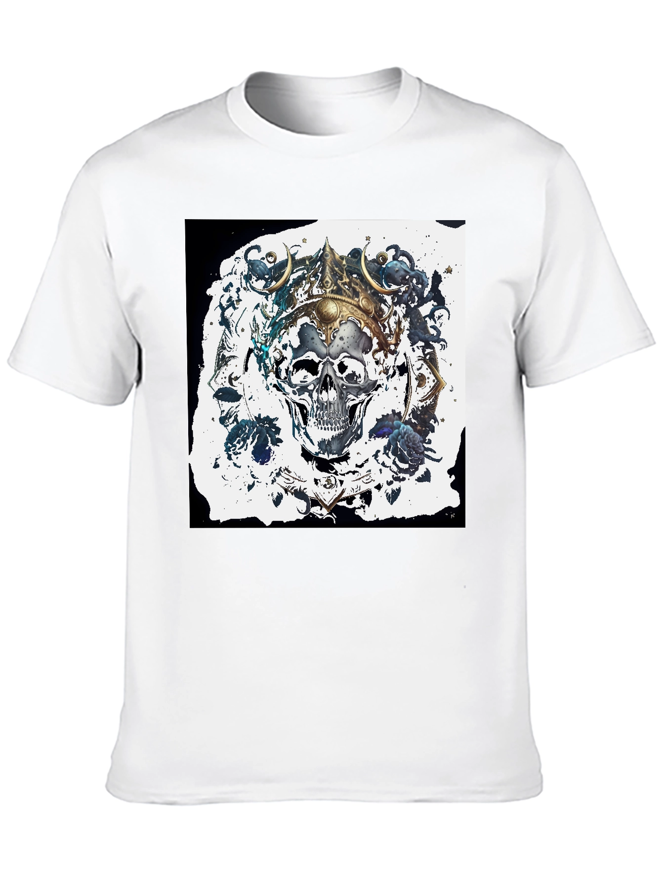 Skull King Graphic Tee - Mens Black T-Shirt