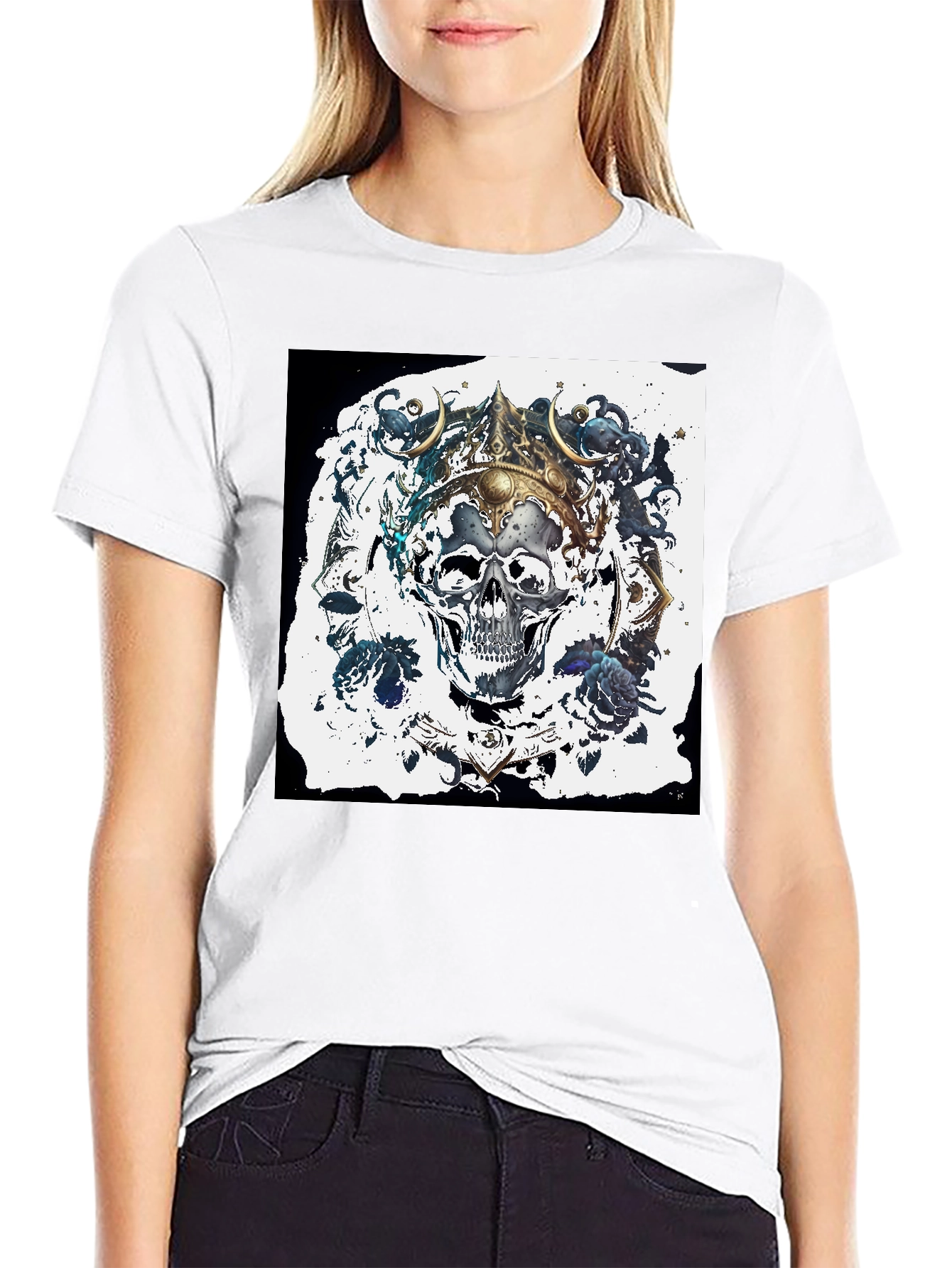 Skull King Graphic Tee - Mens Black T-Shirt