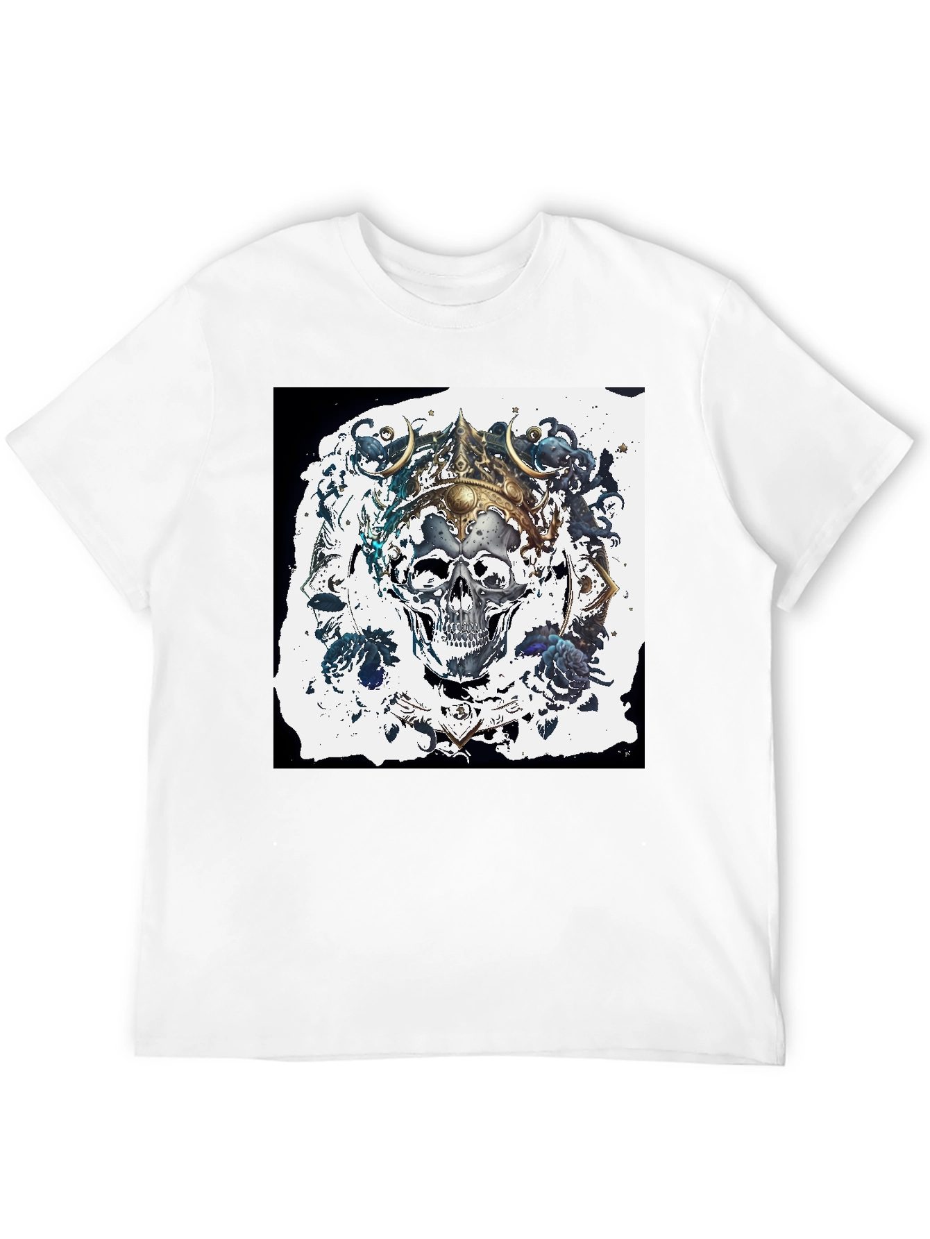 Skull King Graphic Tee - Mens Black T-Shirt