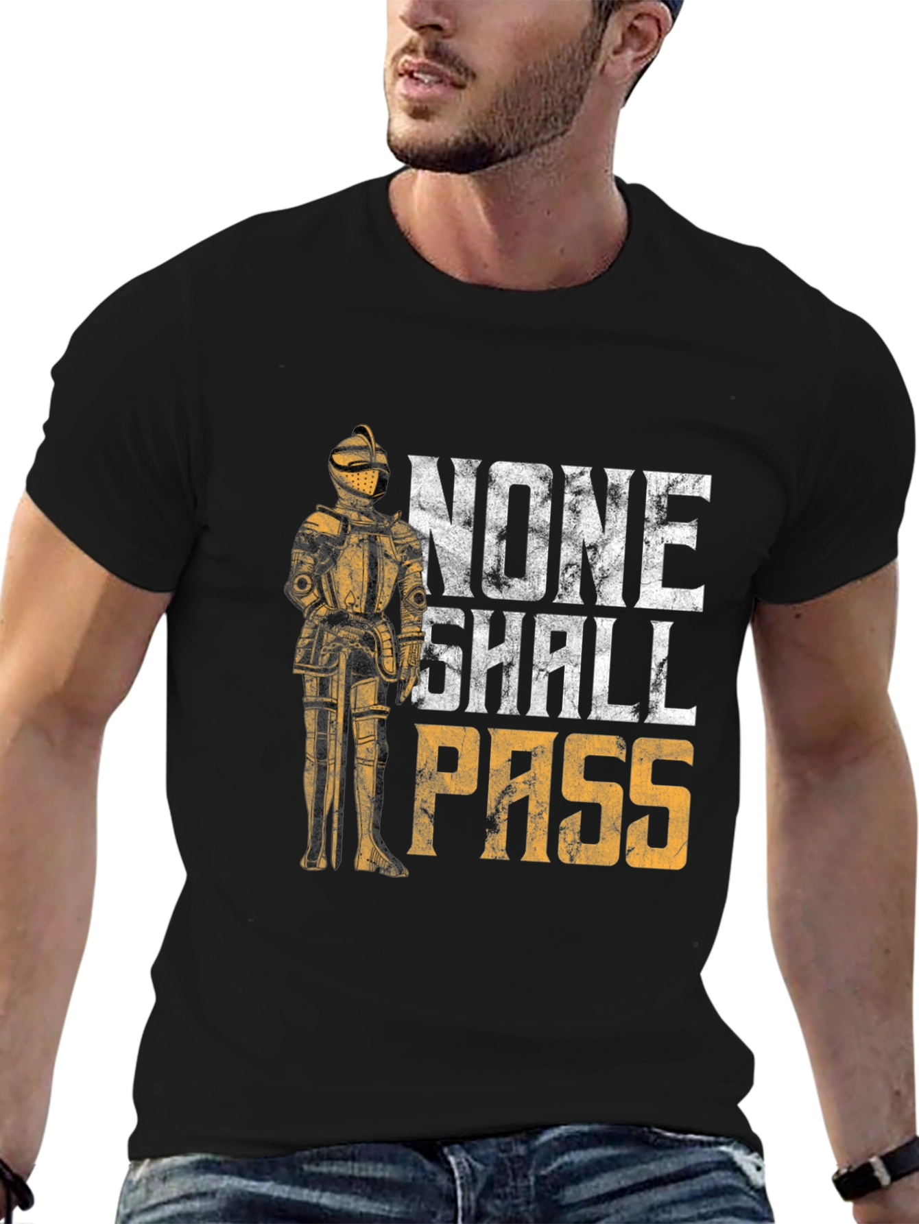 None Shall Pass Knight T-Shirt