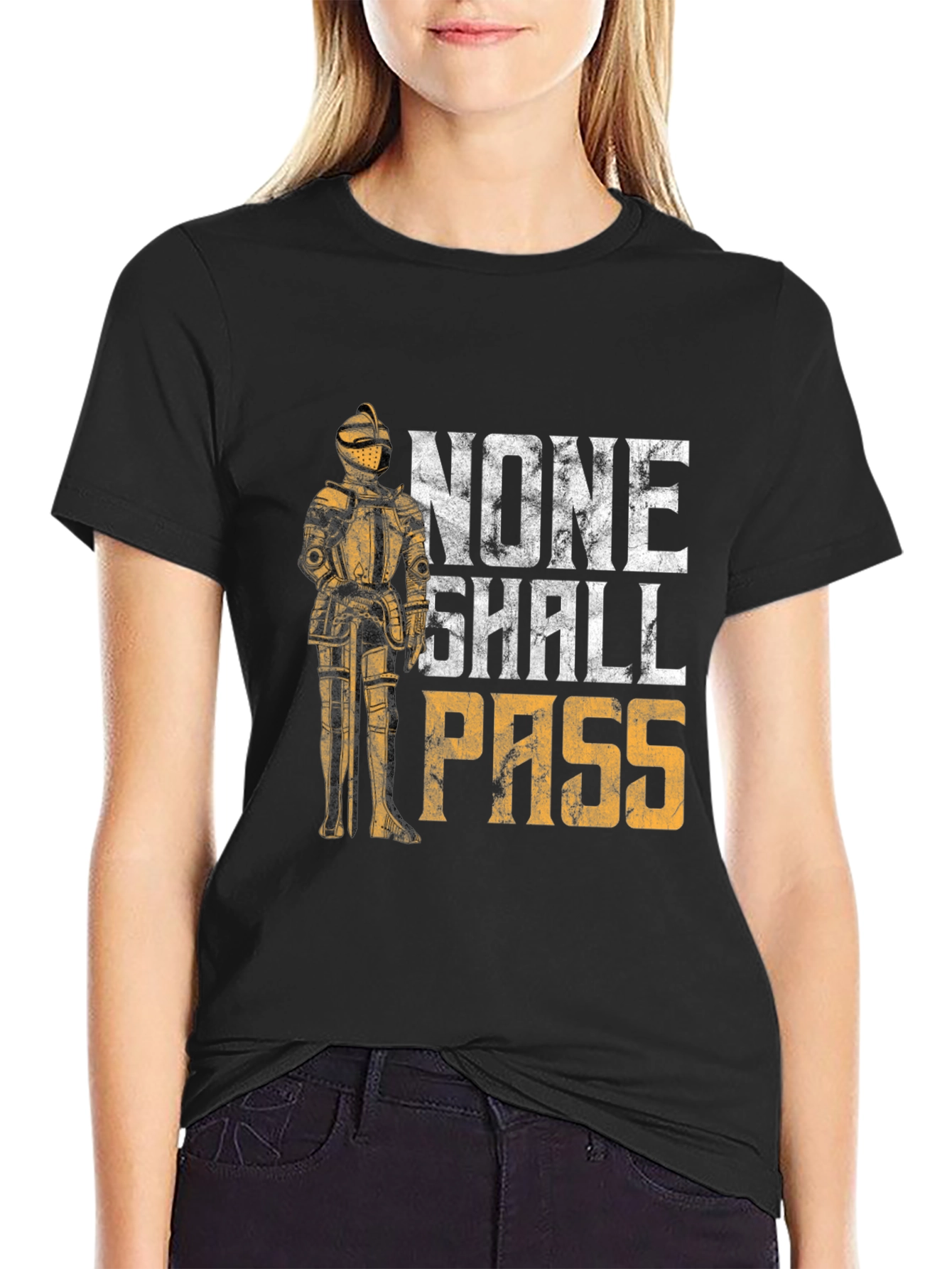 None Shall Pass Knight T-Shirt