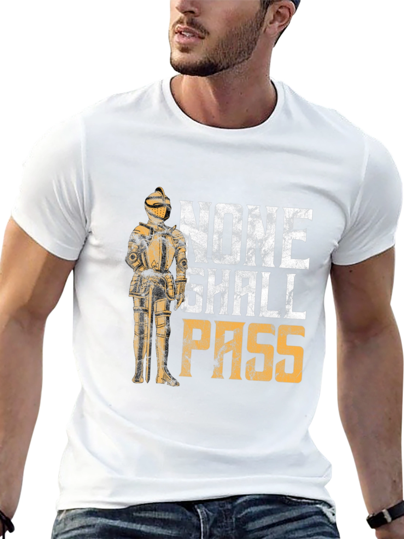 None Shall Pass Knight T-Shirt