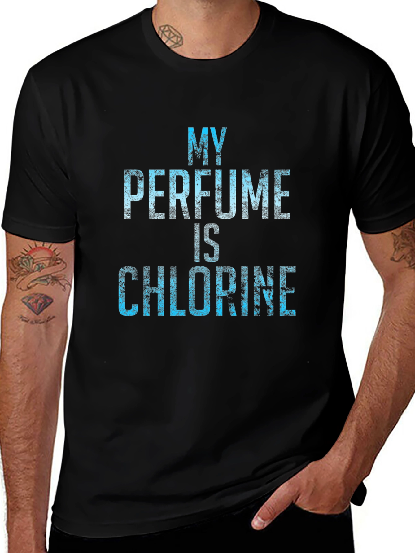 My Perfume is Chlorine T-Shirt - Swimmer Gift