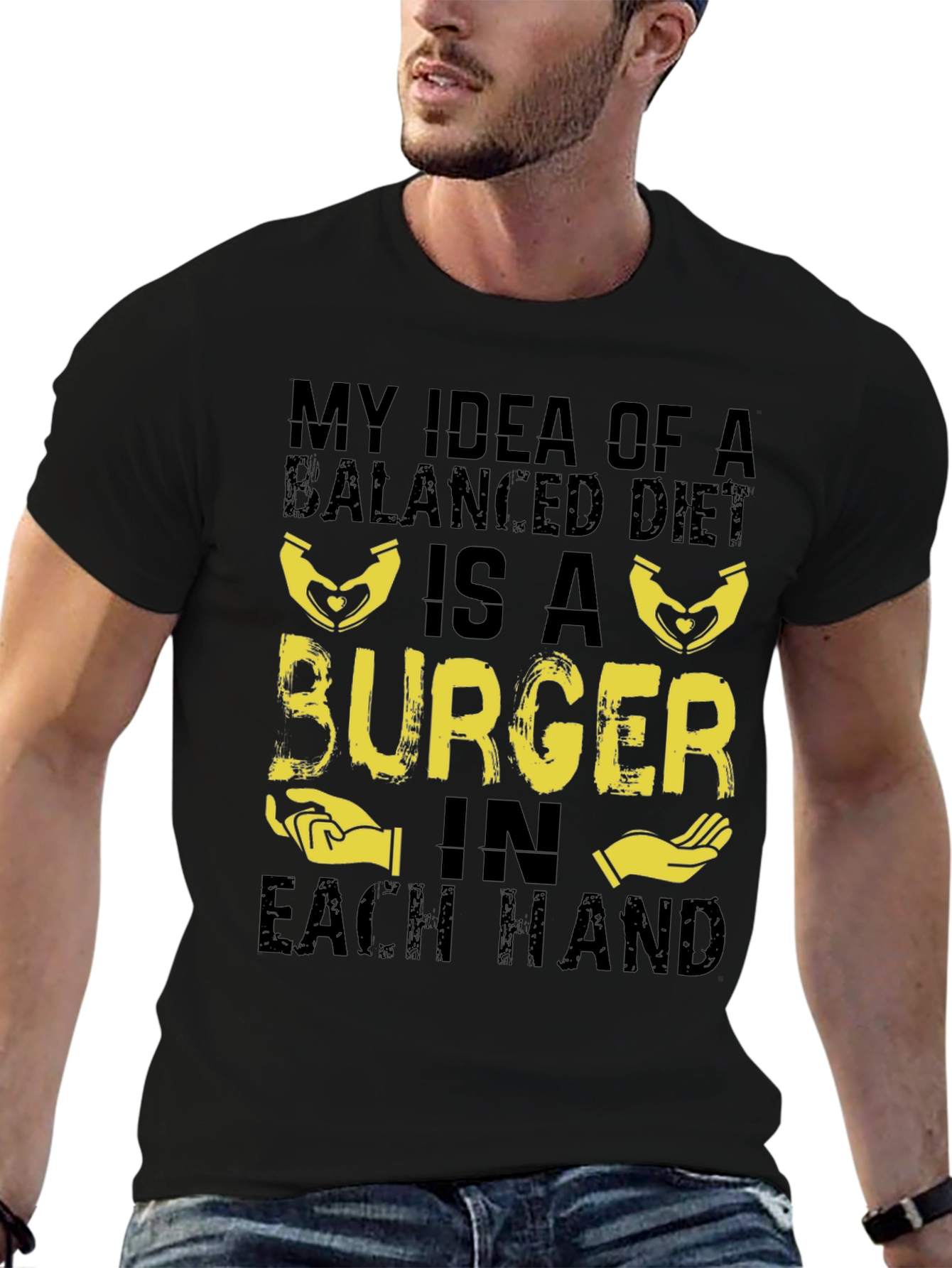 Burger Balanced Diet T-Shirt