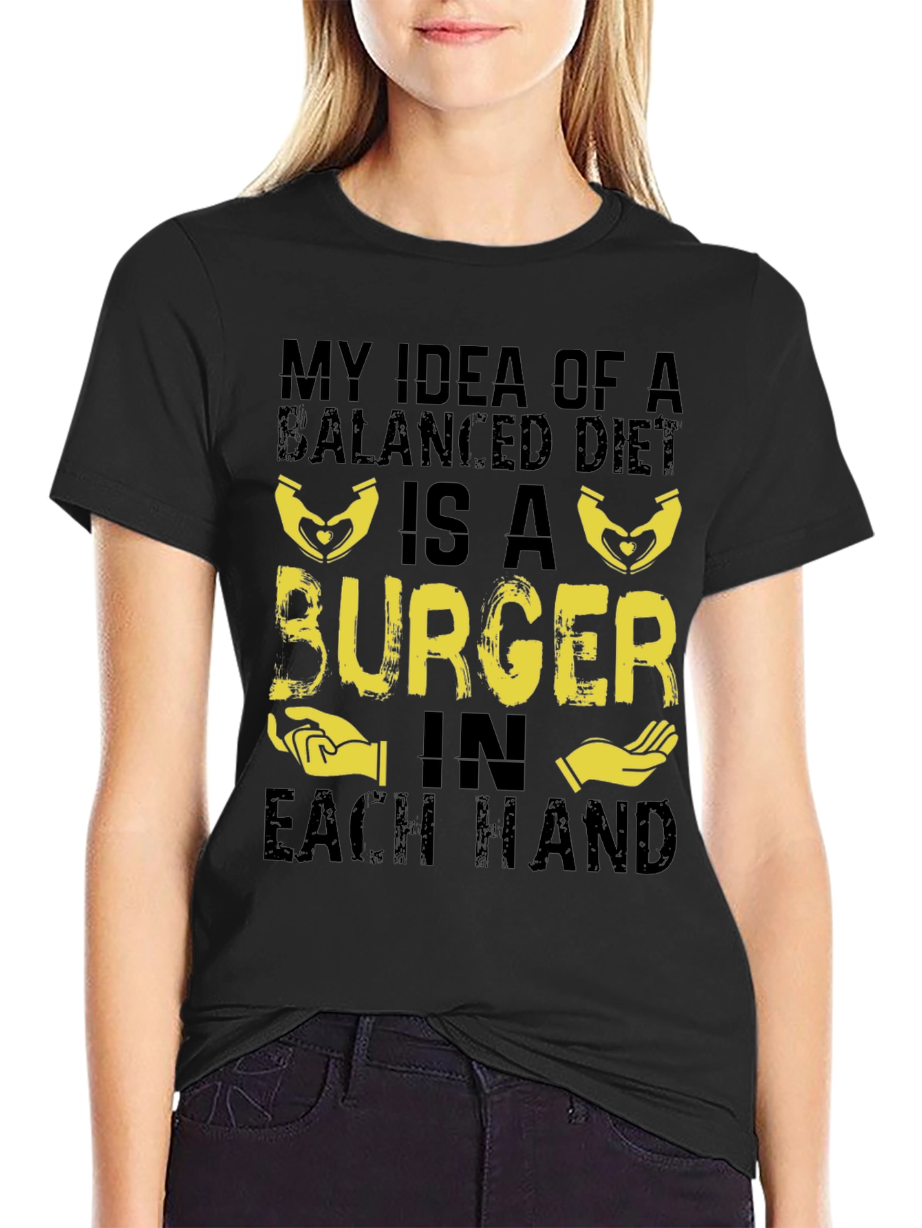 Burger Balanced Diet T-Shirt