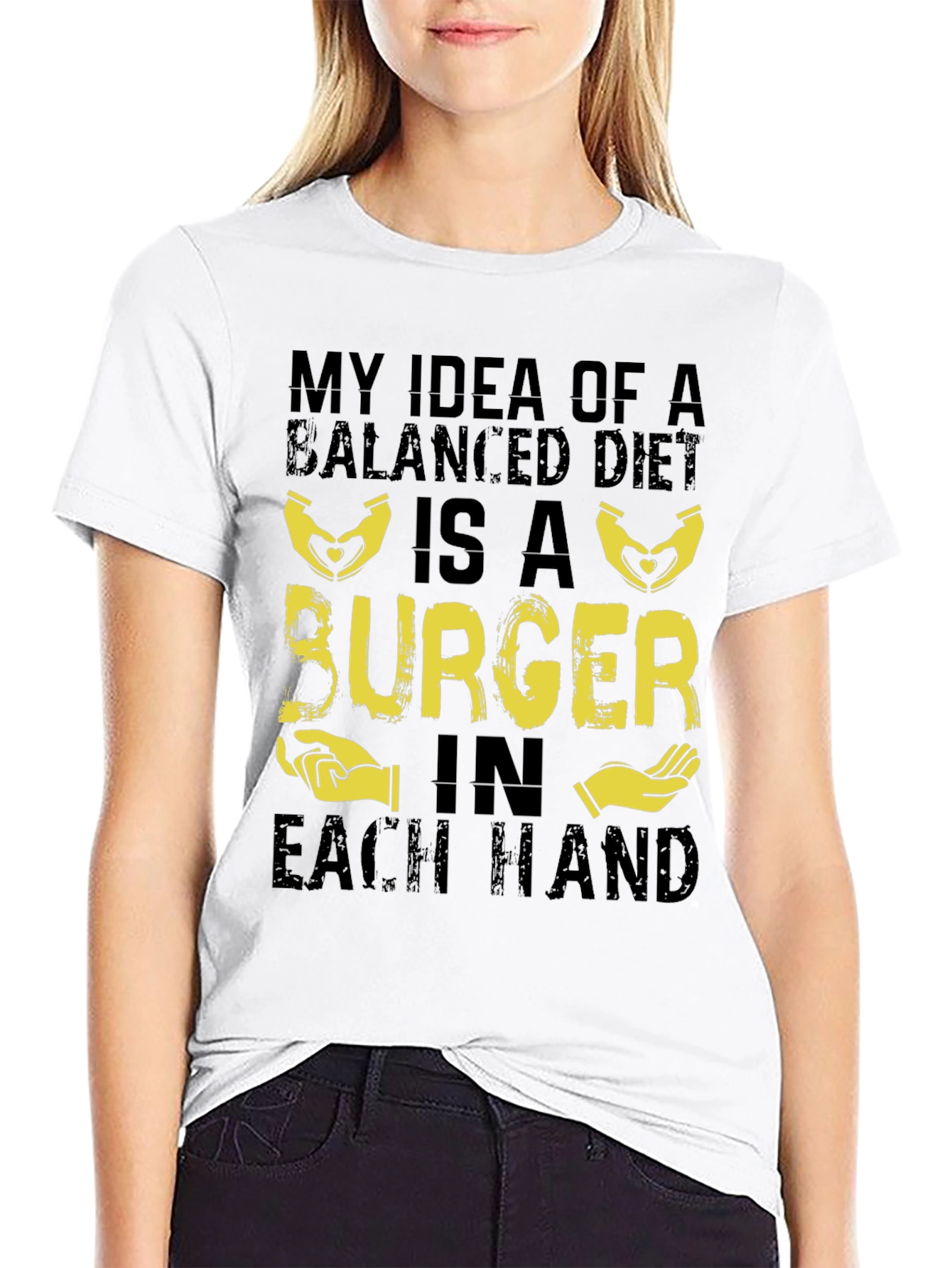Burger Balanced Diet T-Shirt