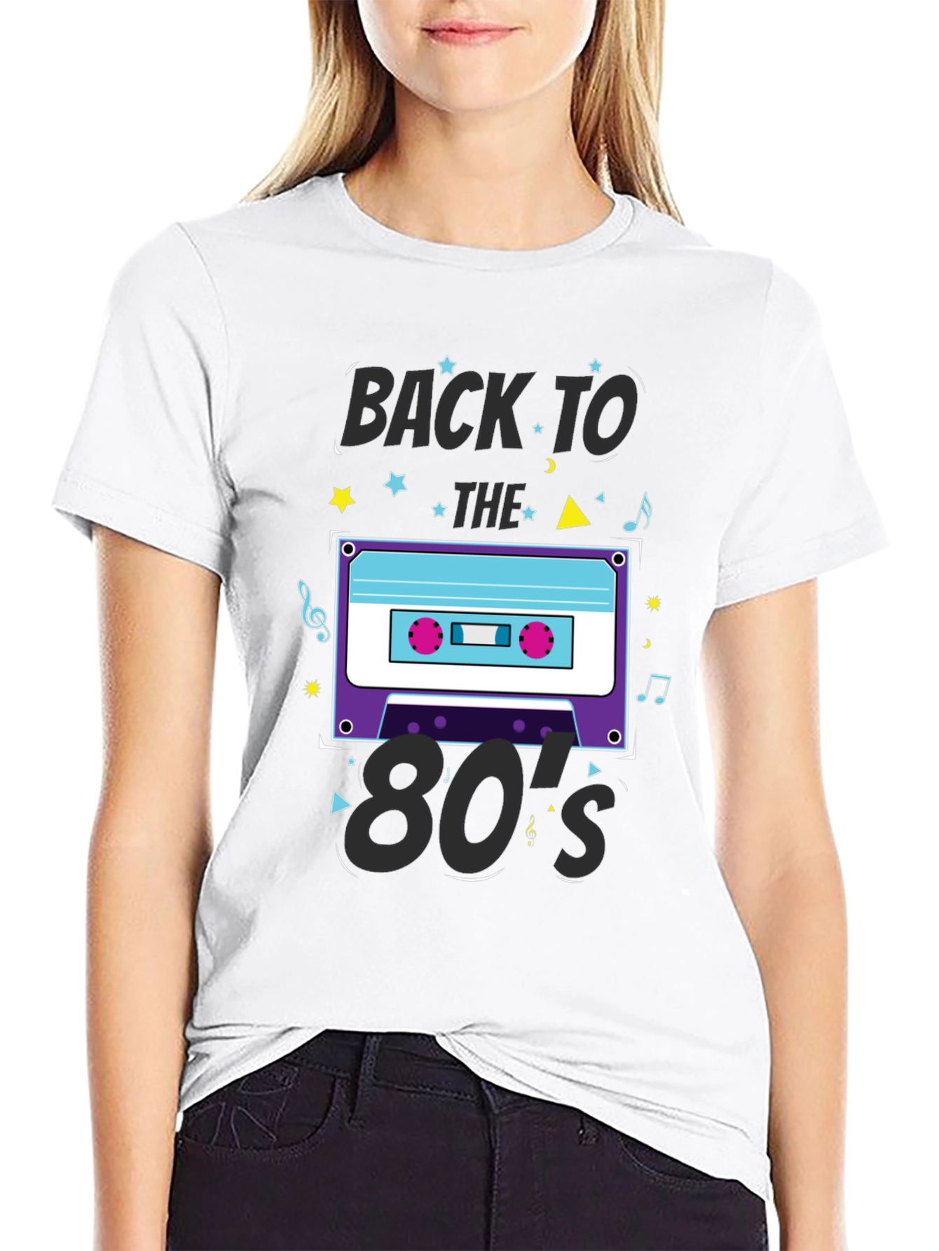 Retro 80s Cassette Tape Graphic T-Shirt