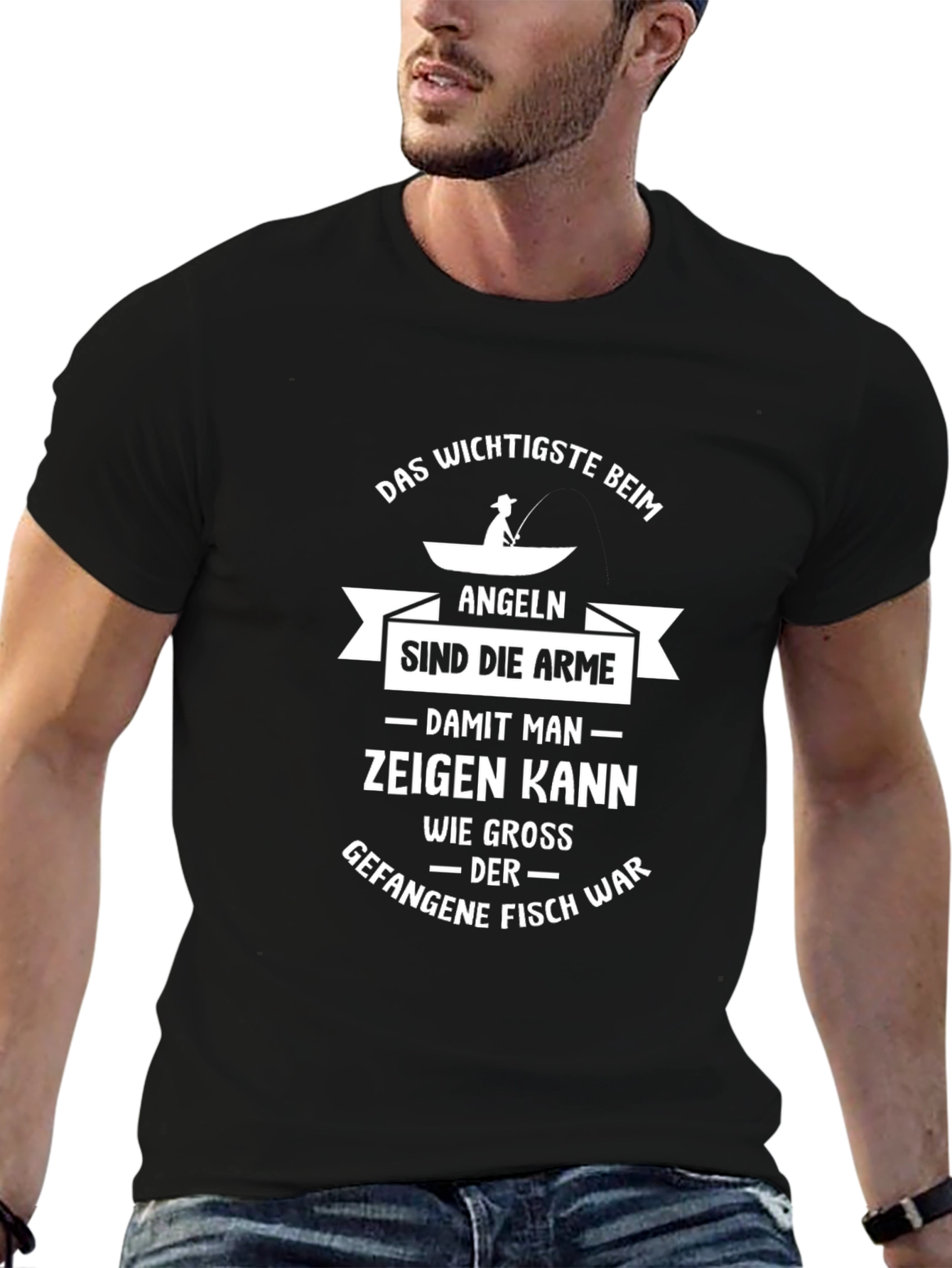 Fishing Humor T-Shirt: The Arms Matter
