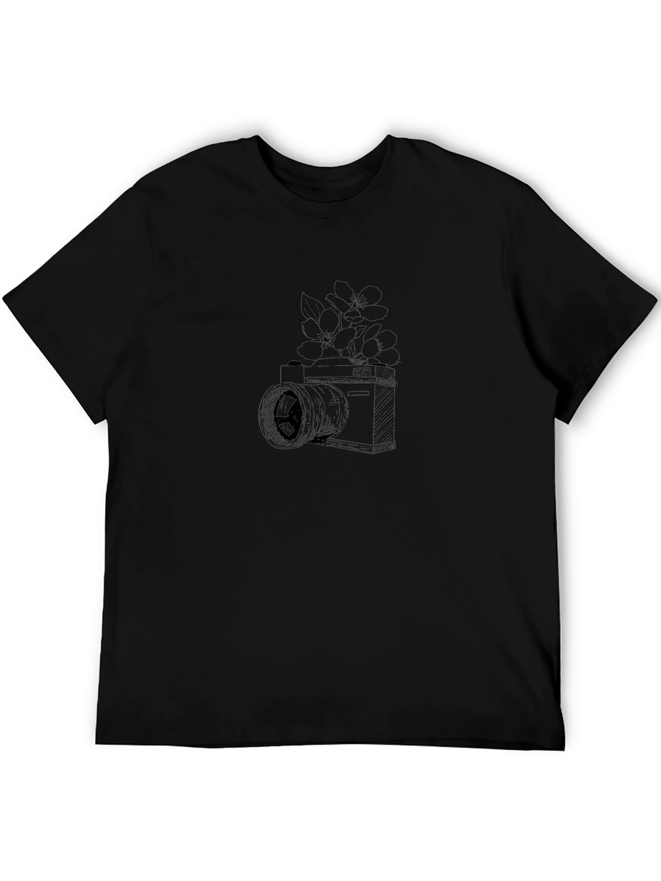 Camera Graphic Black T-Shirt
