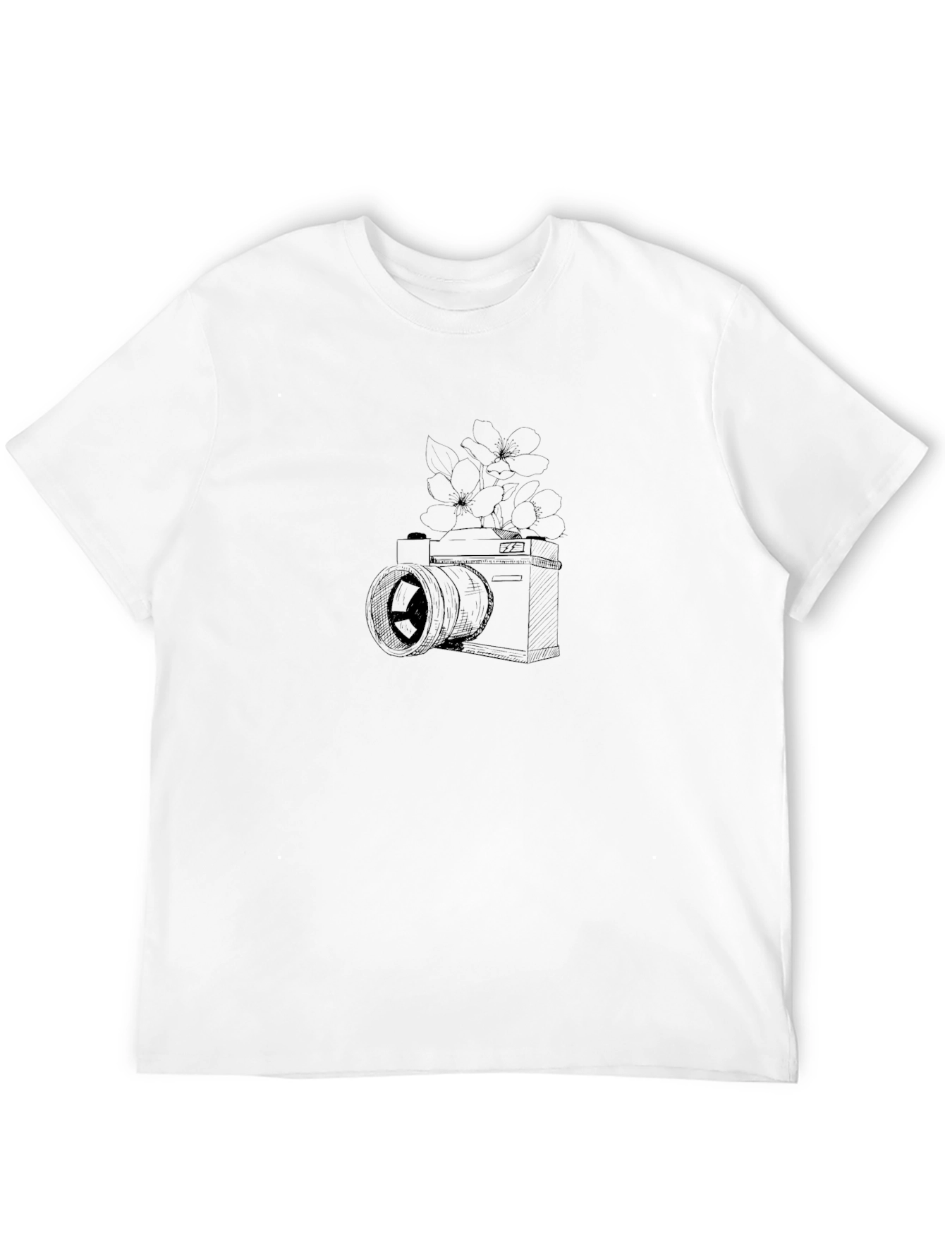 Camera Graphic Black T-Shirt
