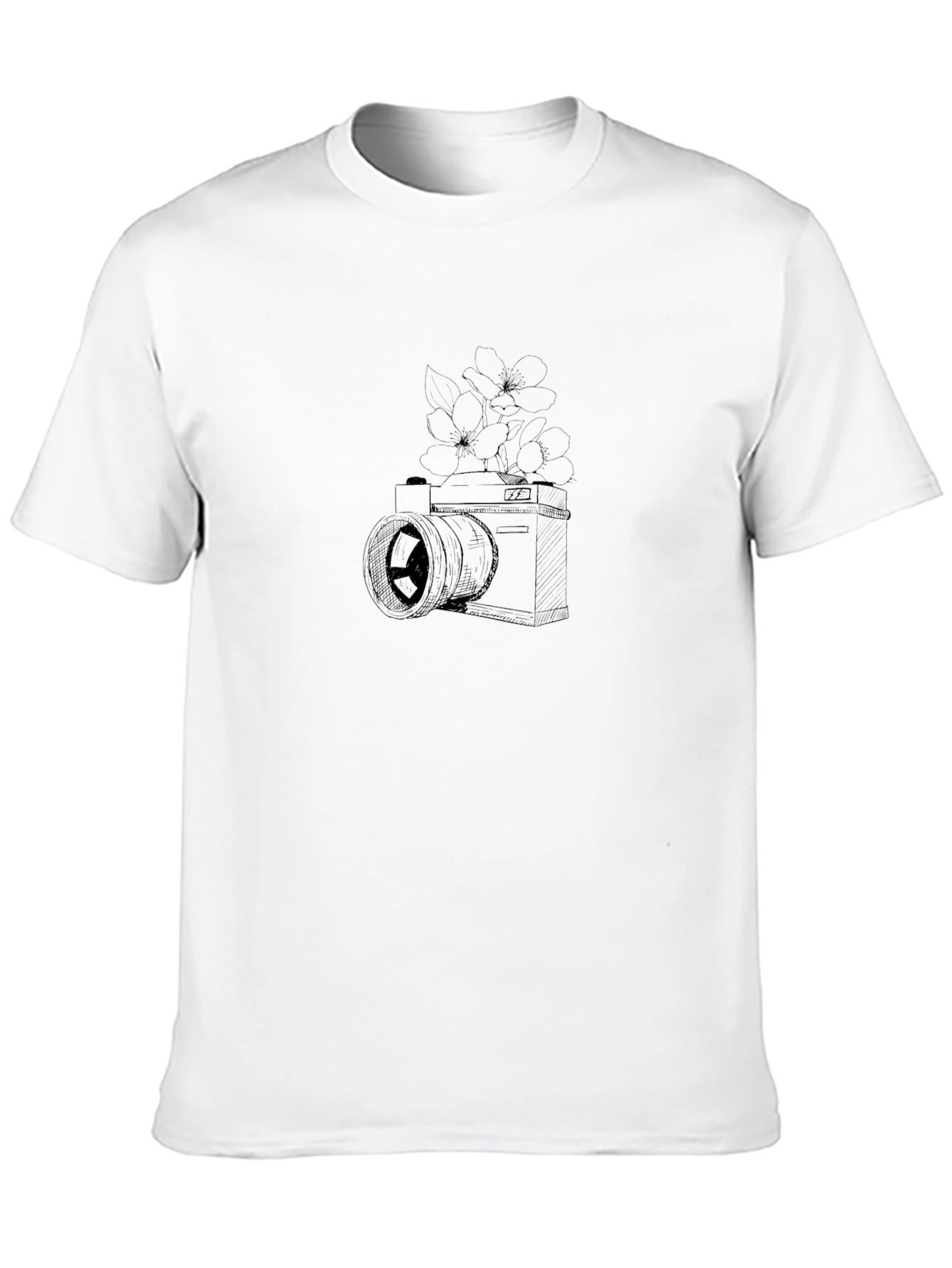 Camera Graphic Black T-Shirt