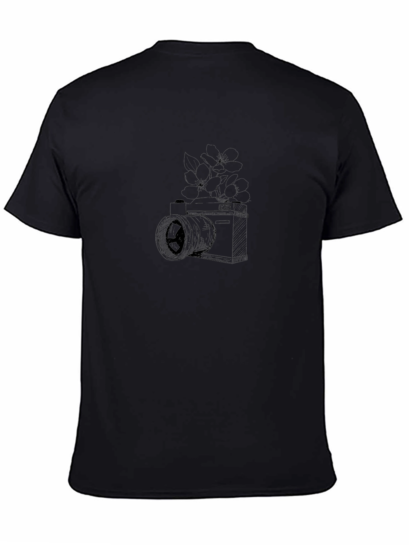 Camera Graphic Black T-Shirt