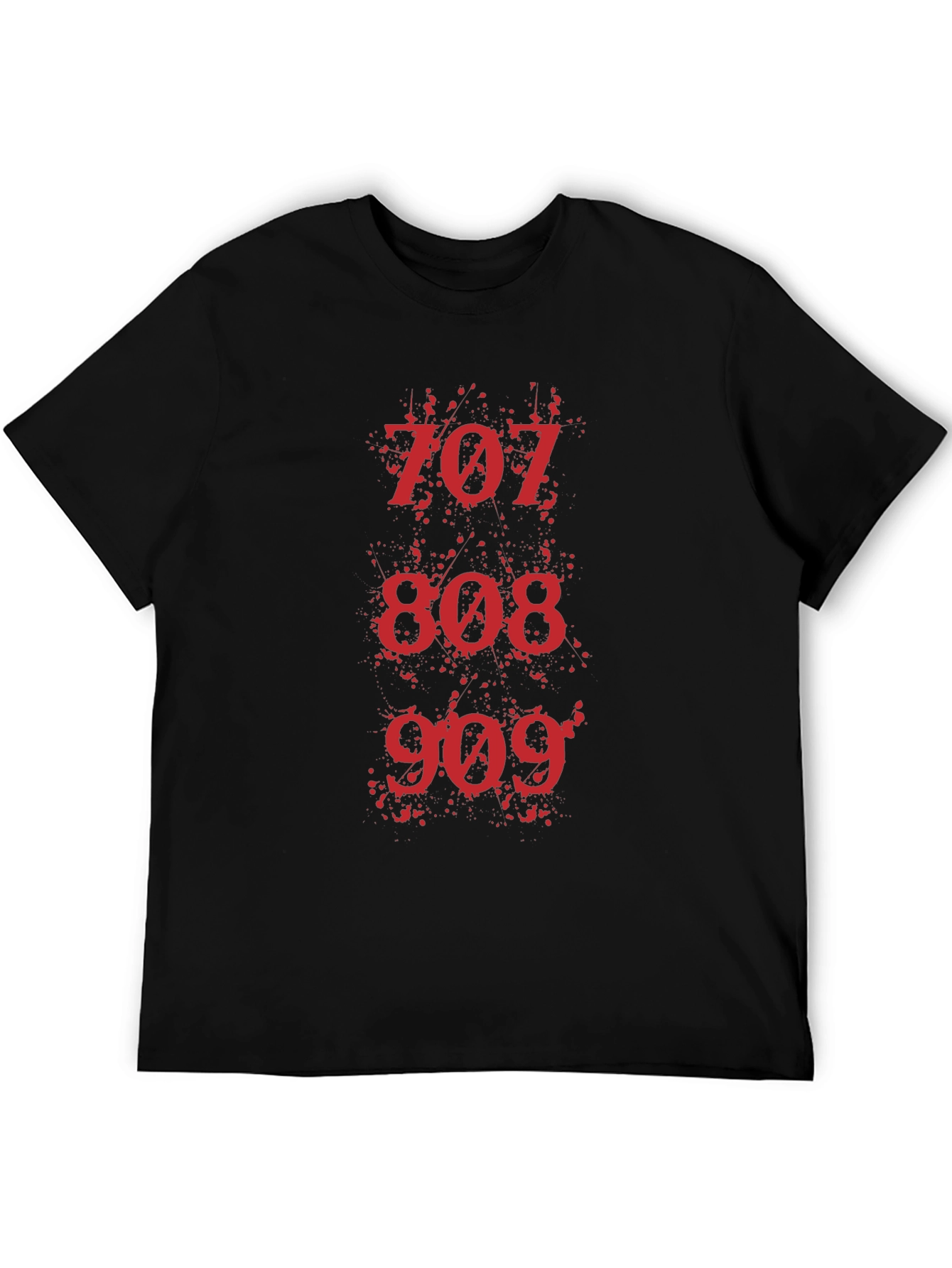 707 808 909 Music Producer Black T-Shirt