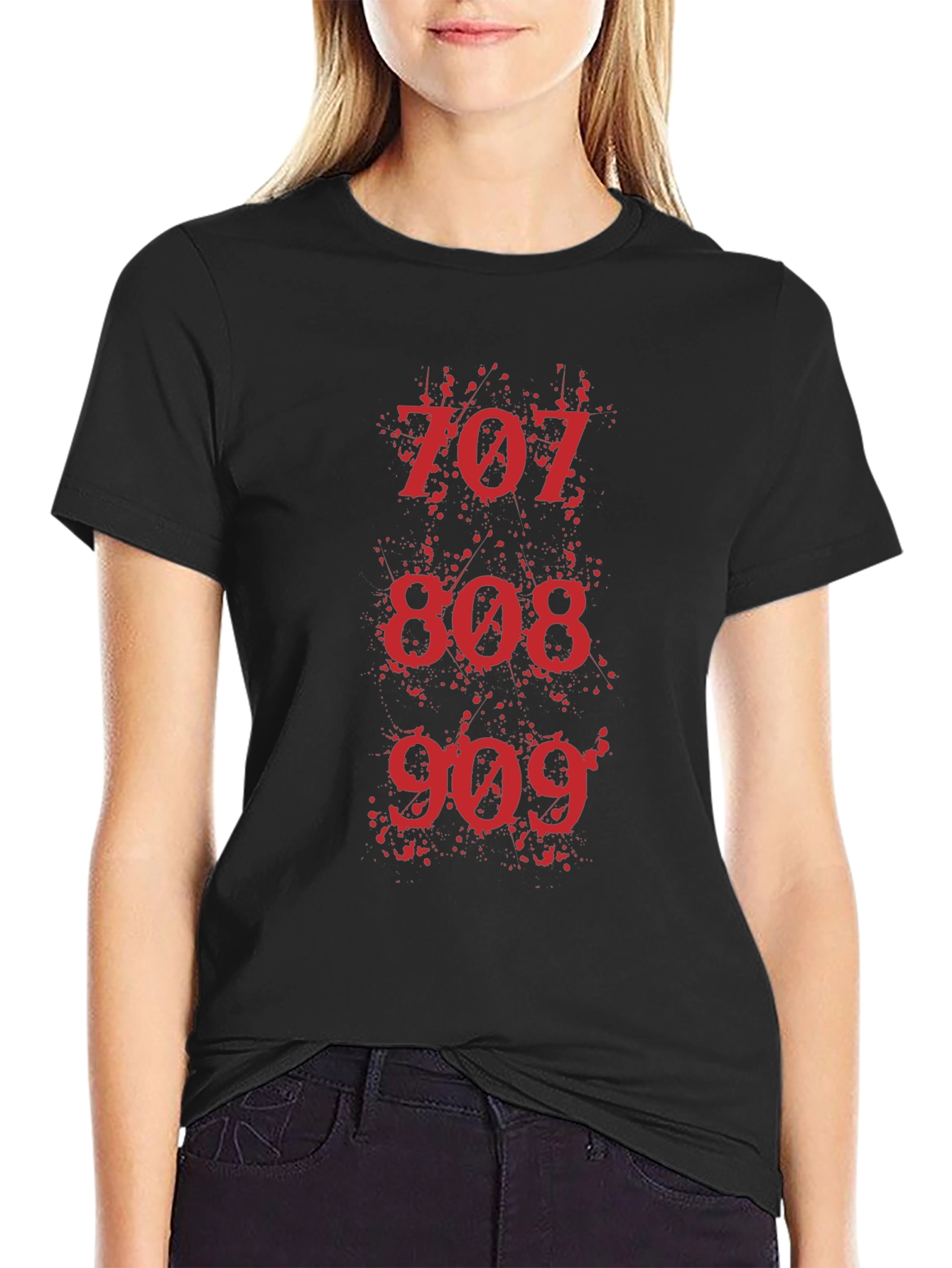 707 808 909 Music Producer Black T-Shirt