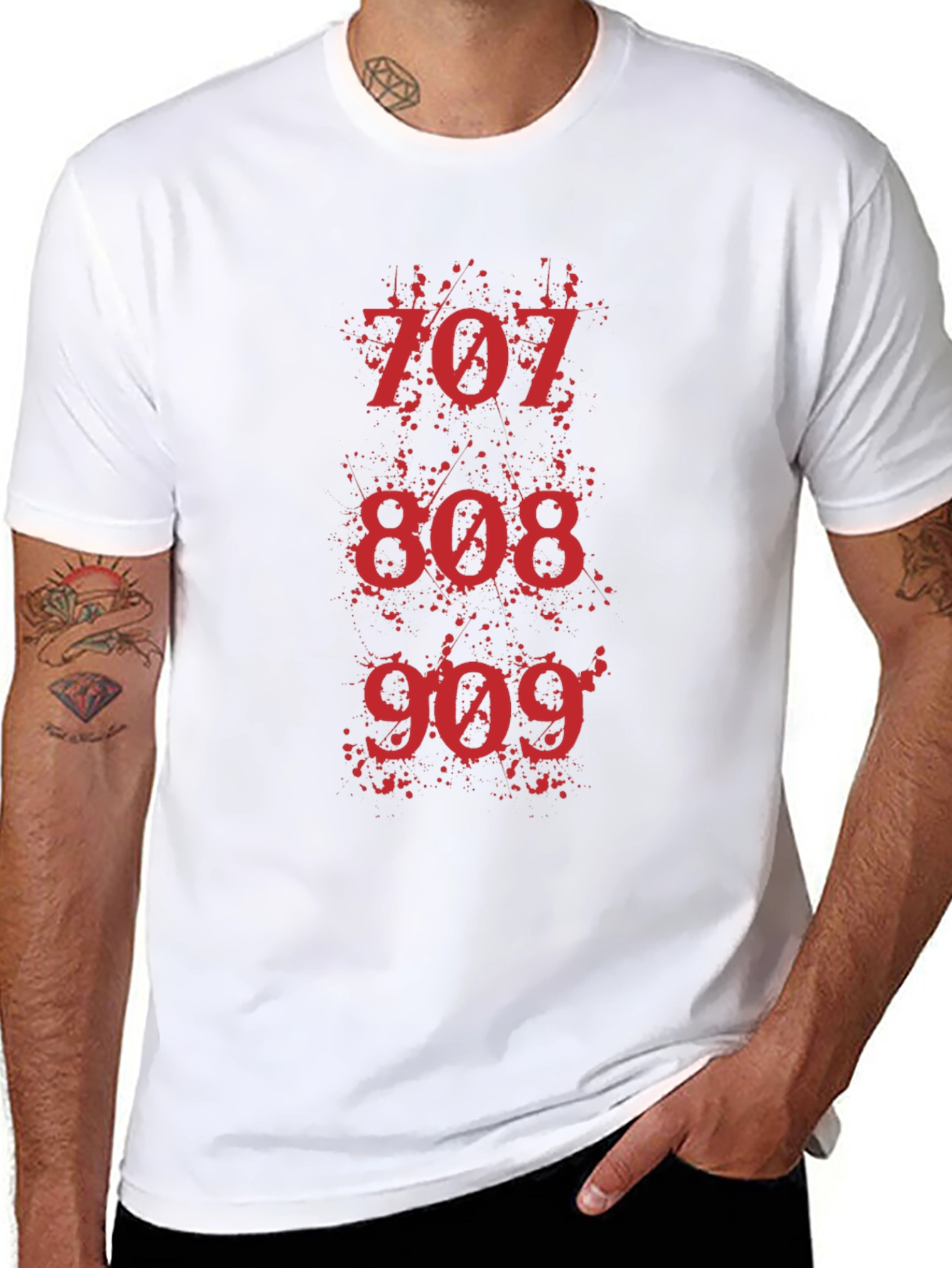 707 808 909 Music Producer Black T-Shirt