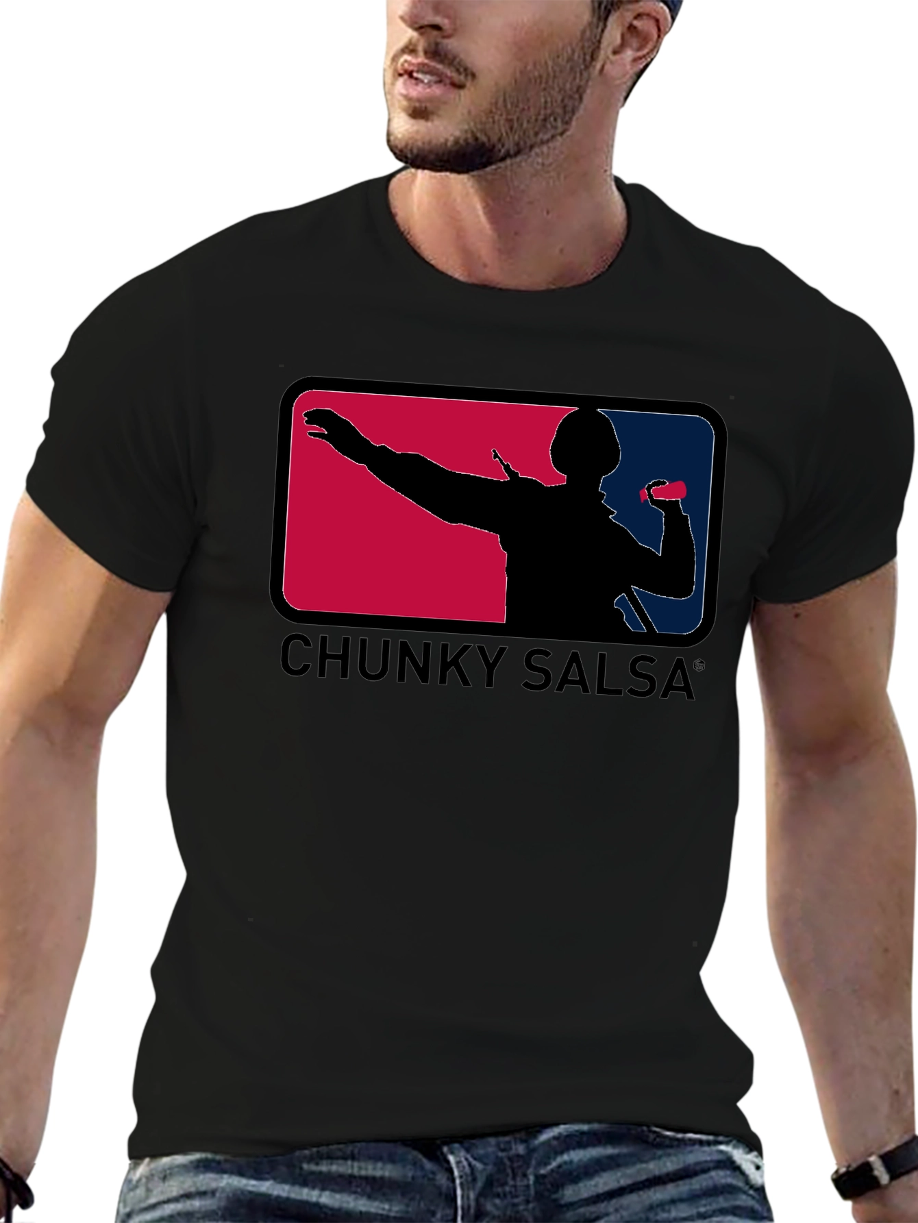 Chunky Salsa Graphic T-Shirt - Baseball Inspired Design