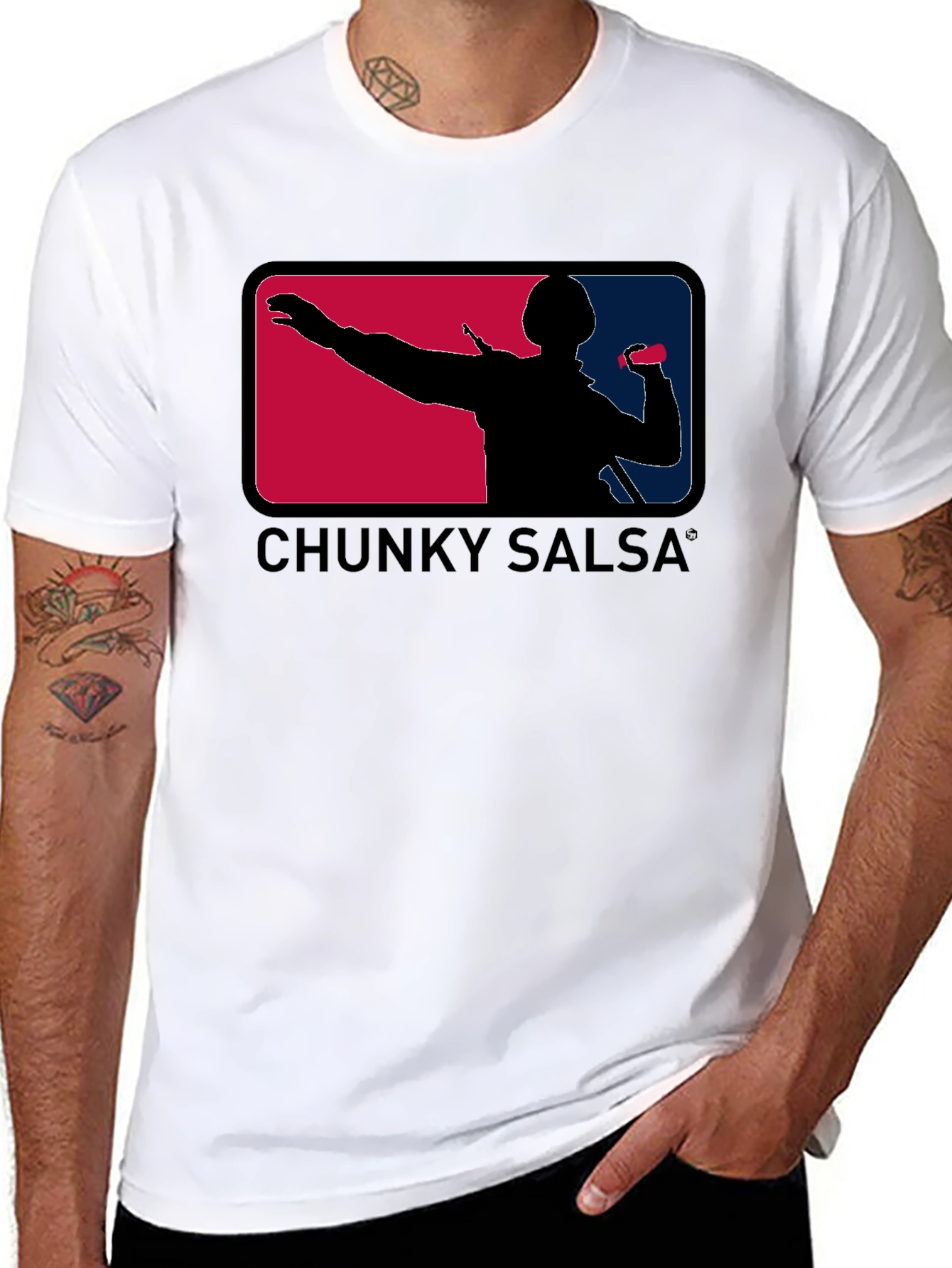 Chunky Salsa Graphic T-Shirt - Baseball Inspired Design
