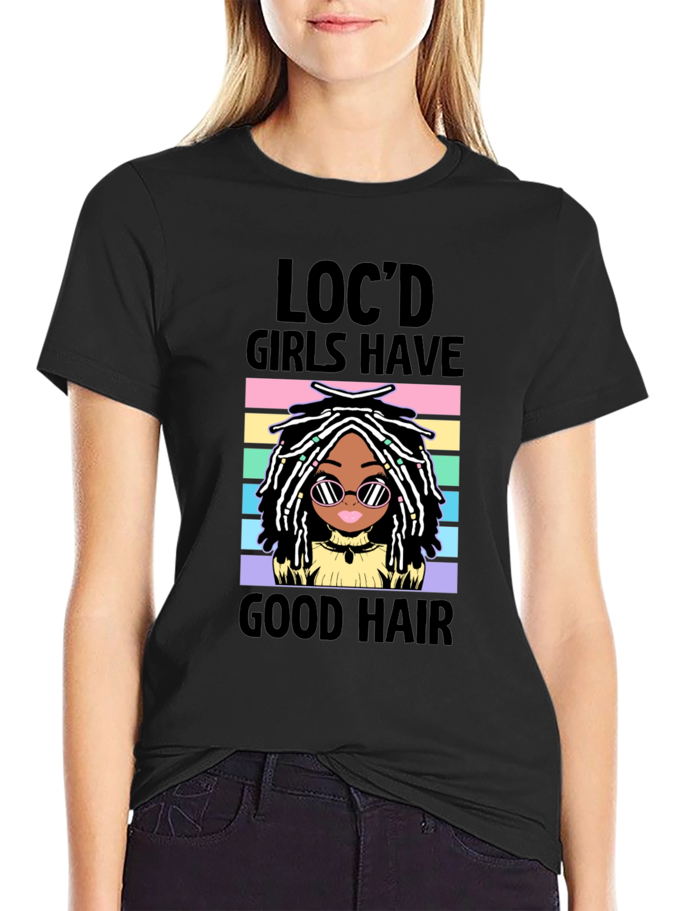 Locd Girls Good Hair Graphic Tee - Unisex