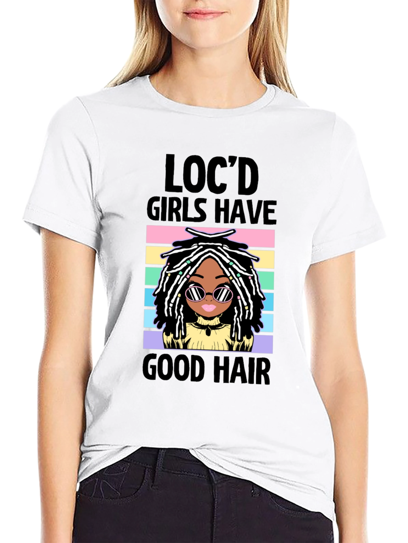 Locd Girls Good Hair Graphic Tee - Unisex