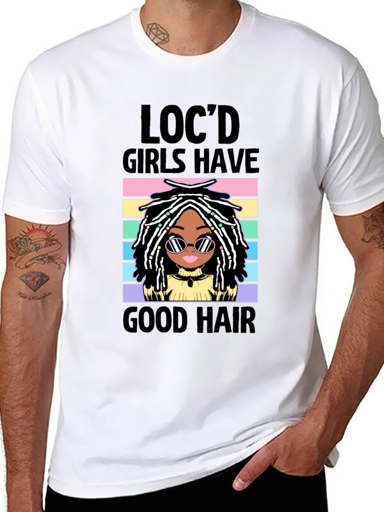 Locd Girls Good Hair Graphic Tee - Unisex