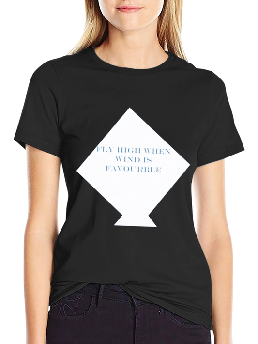 Motivational Kite Graphic Tee - Fly High T-Shirt