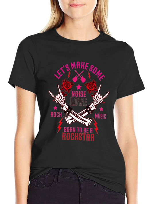 Born to be a Rockstar Tee - Rock & Roll T-Shirt