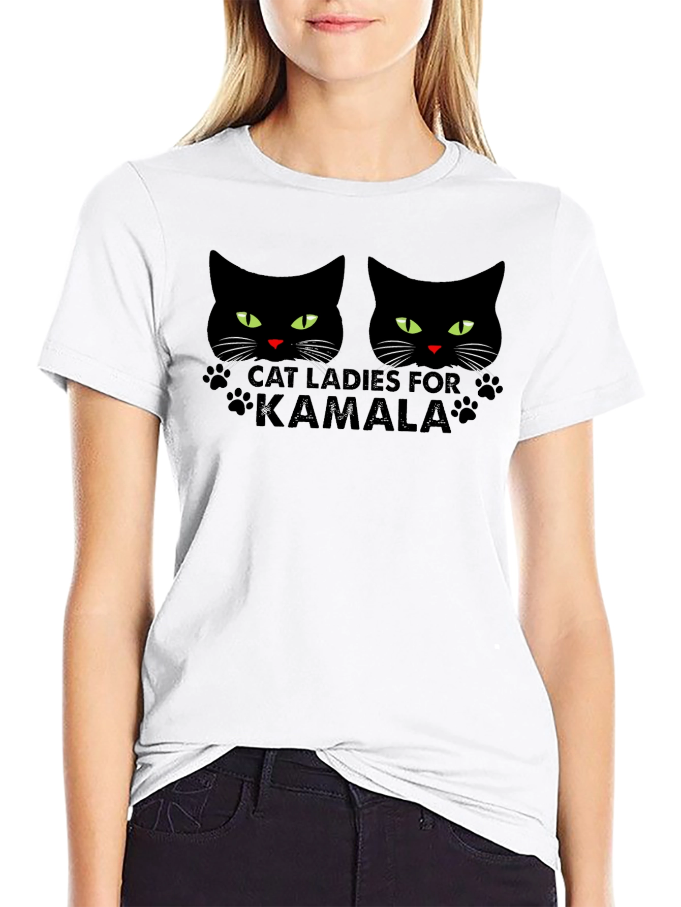 Cat Ladies For Kamala T-Shirt - Political Shirt