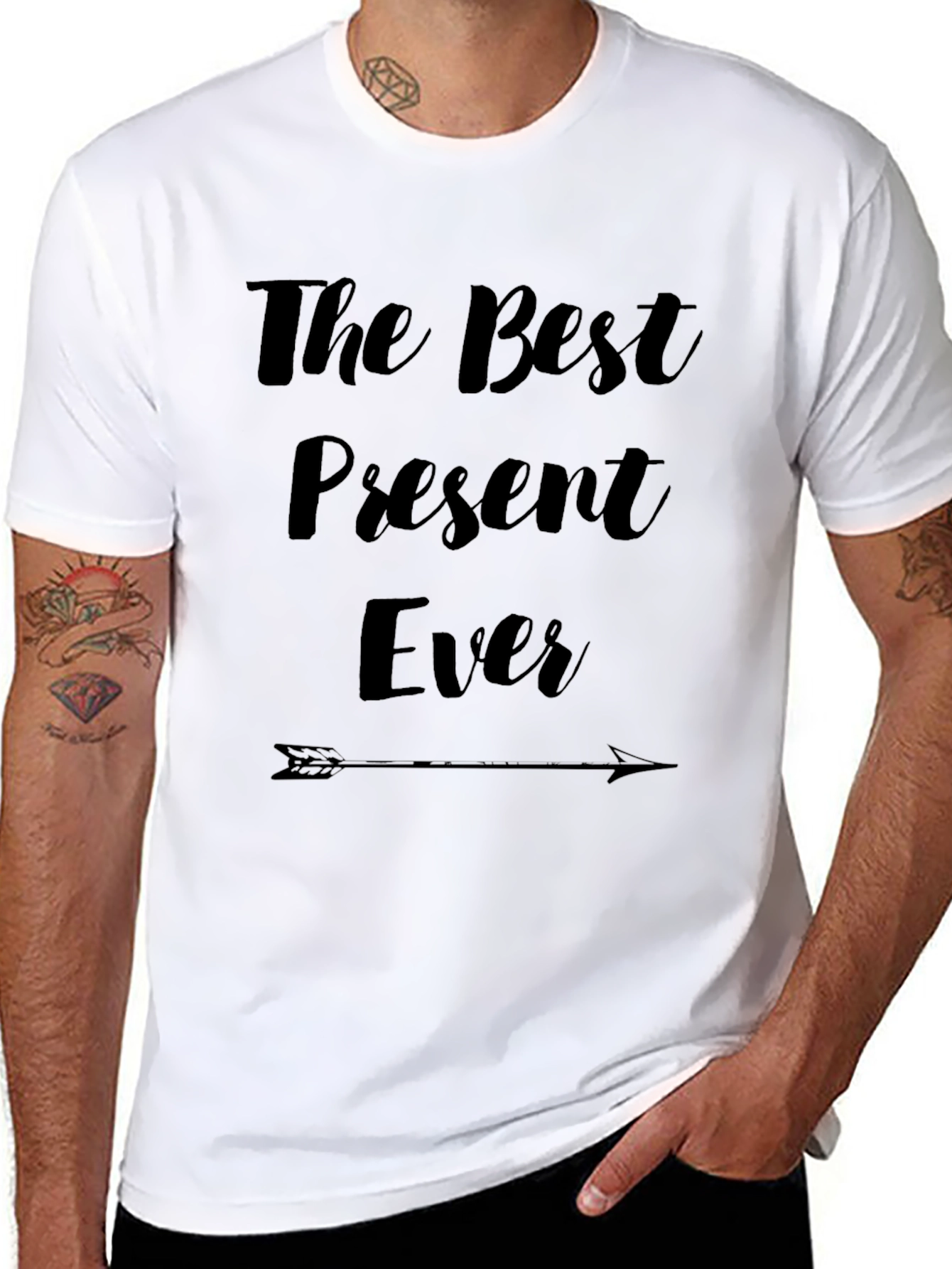 The Best Present Ever Black T-Shirt
