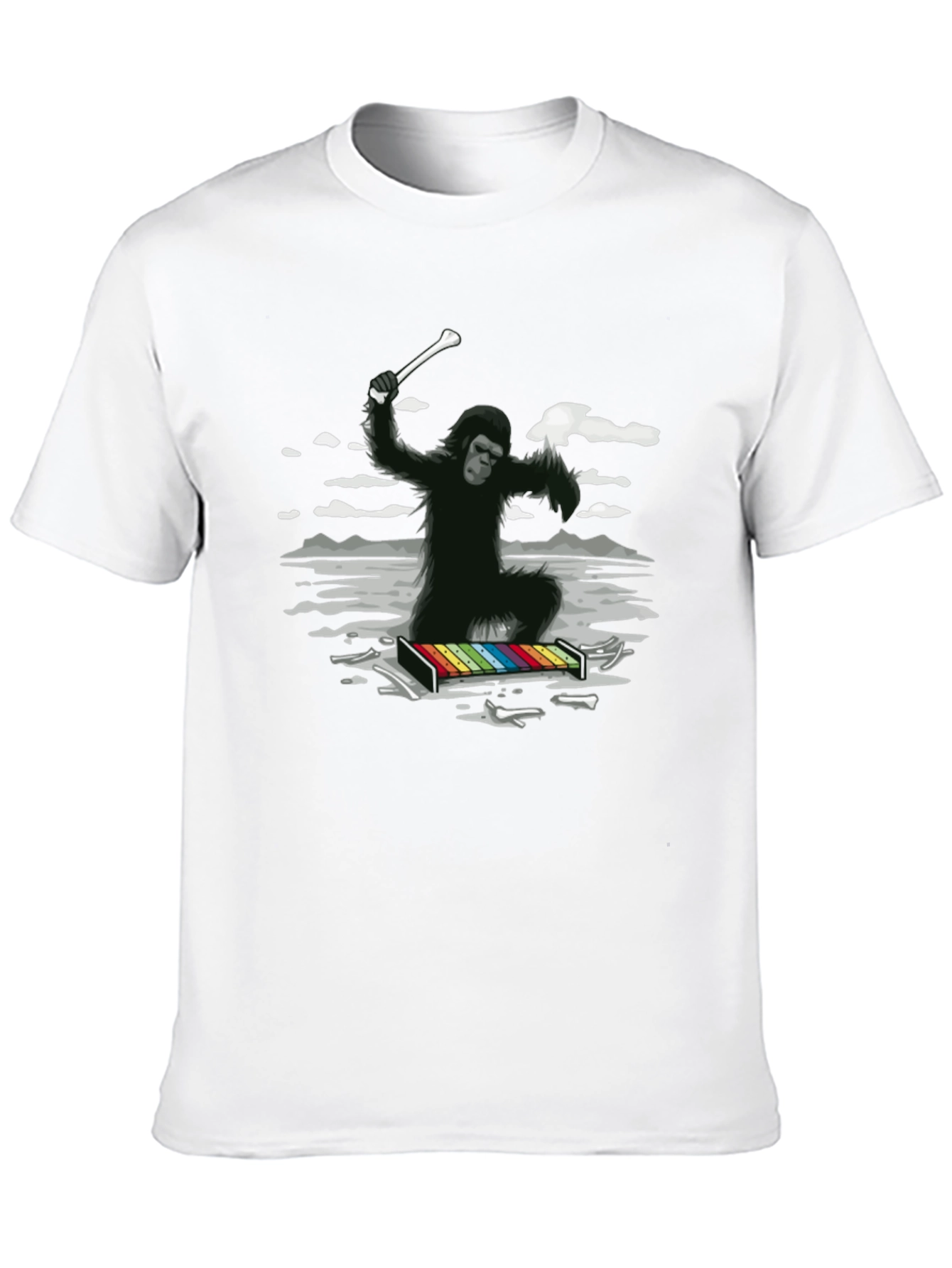 Gorilla Xylophone Player Graphic Tee