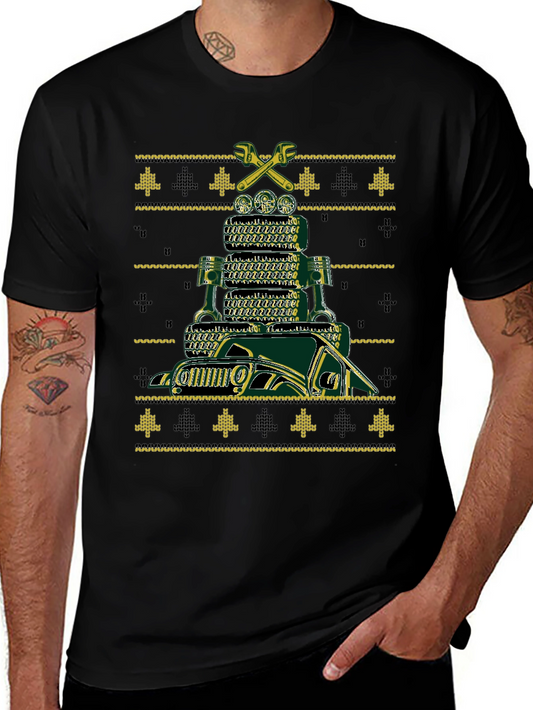 Jeep Ugly Christmas Sweater T-Shirt