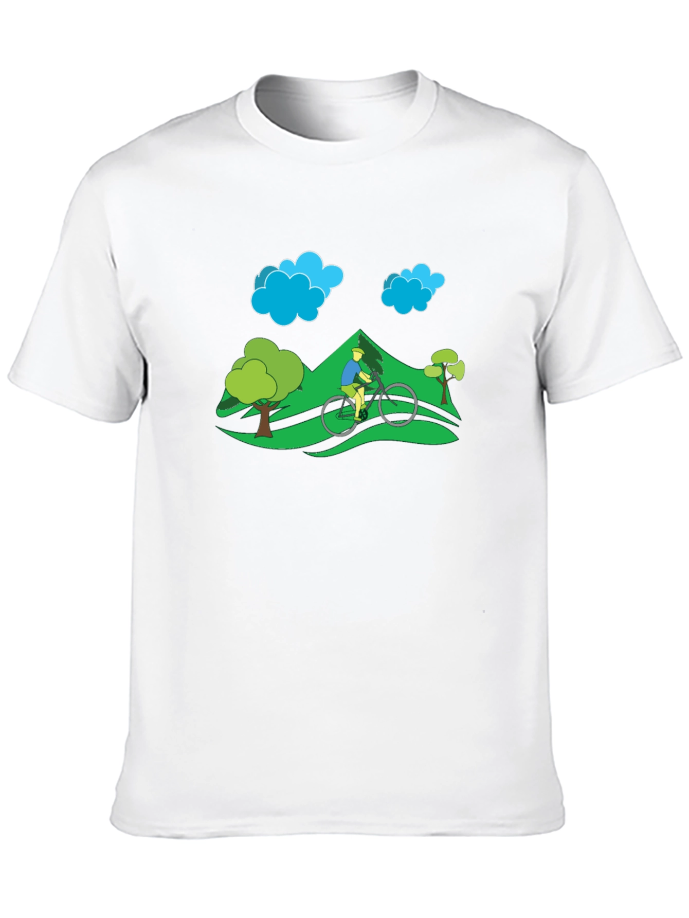 Mountain Bike Graphic Tee - Nature Adventure