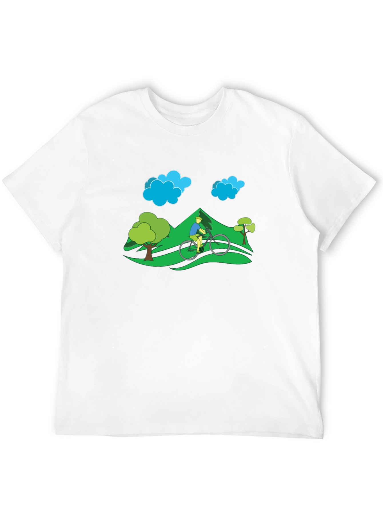 Mountain Bike Graphic Tee - Nature Adventure