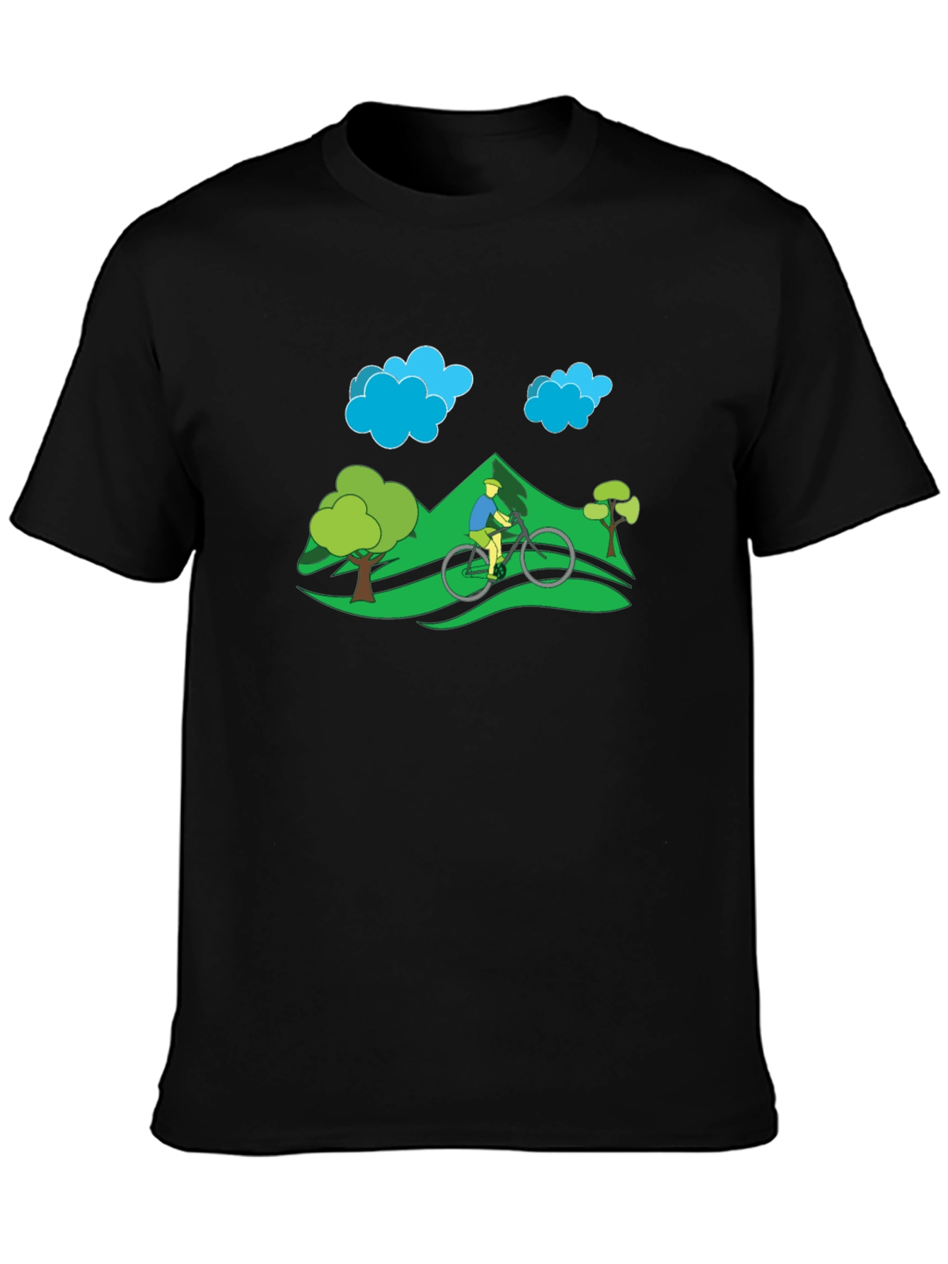 Mountain Bike Graphic Tee - Nature Adventure