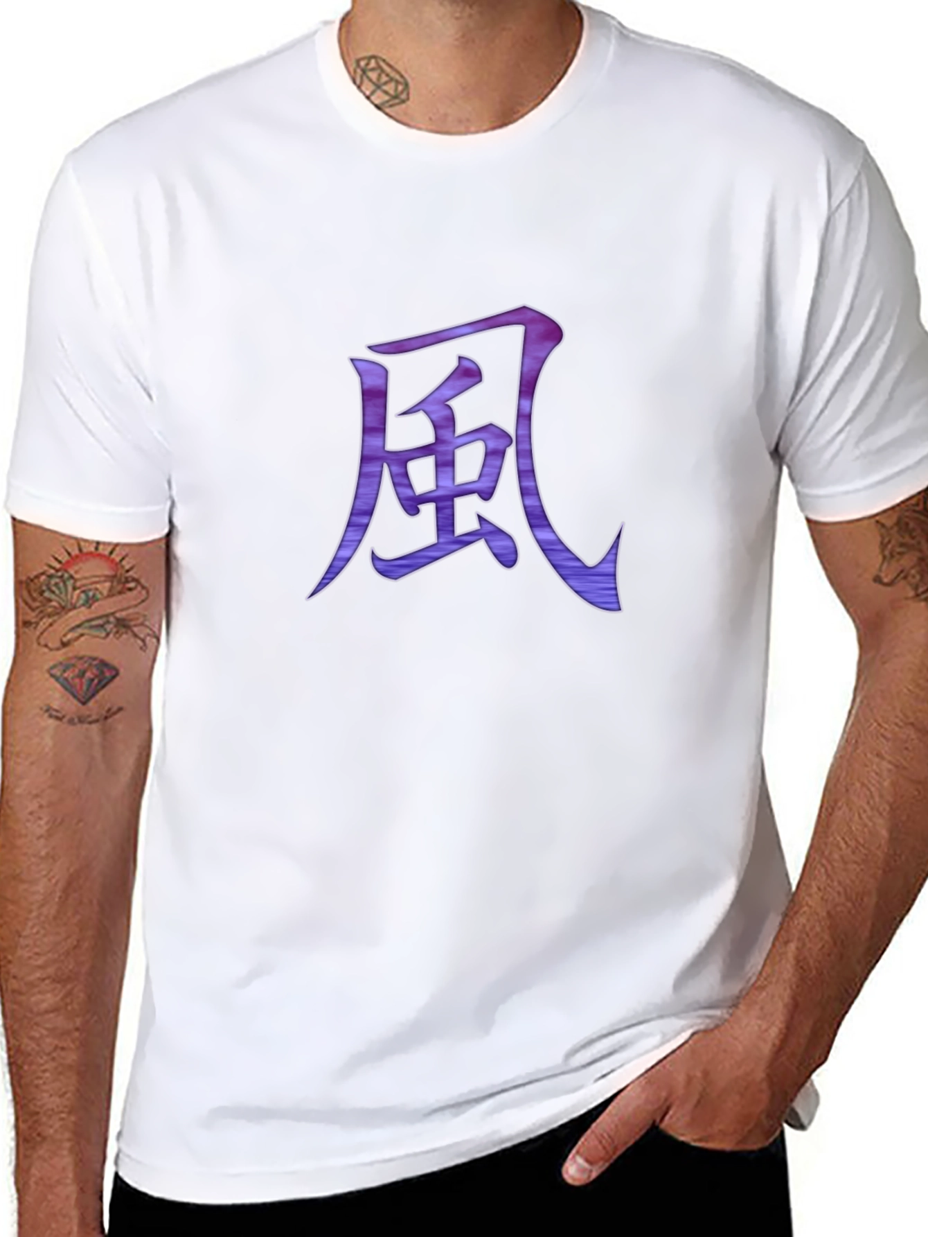 Japanese Symbol Black T-Shirt