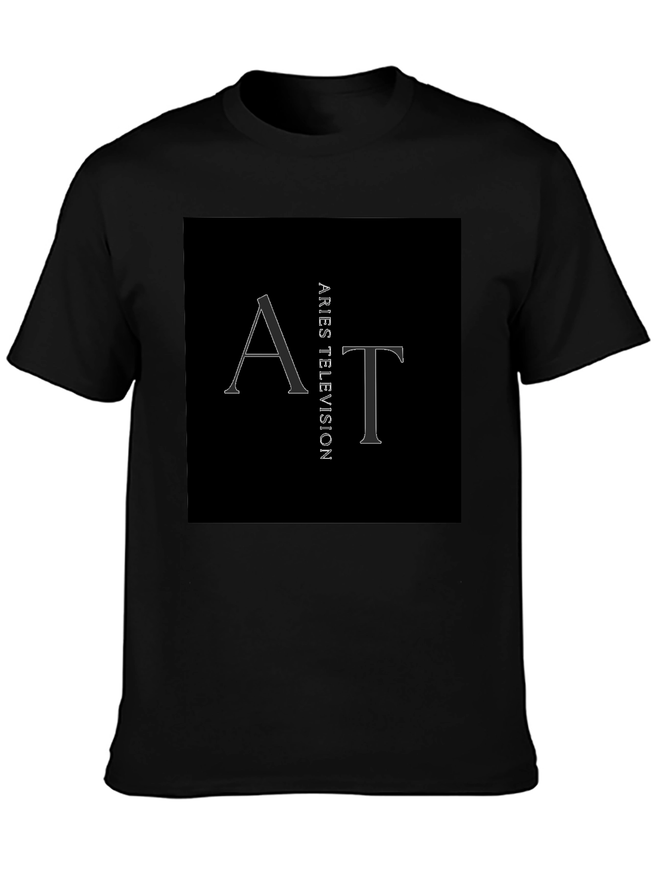 Aries Television Black Graphic Tee
