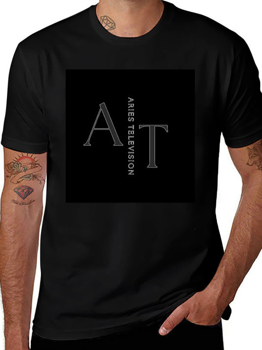 Aries Television Black Graphic Tee