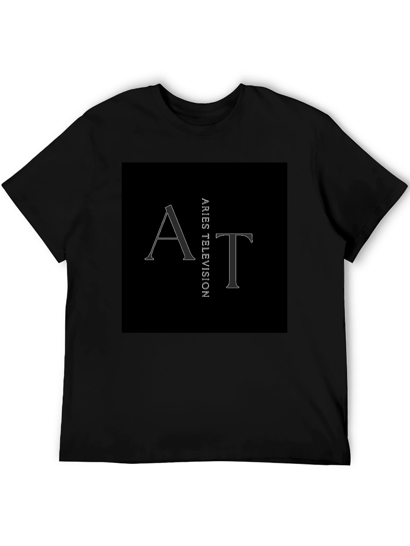 Aries Television Black Graphic Tee