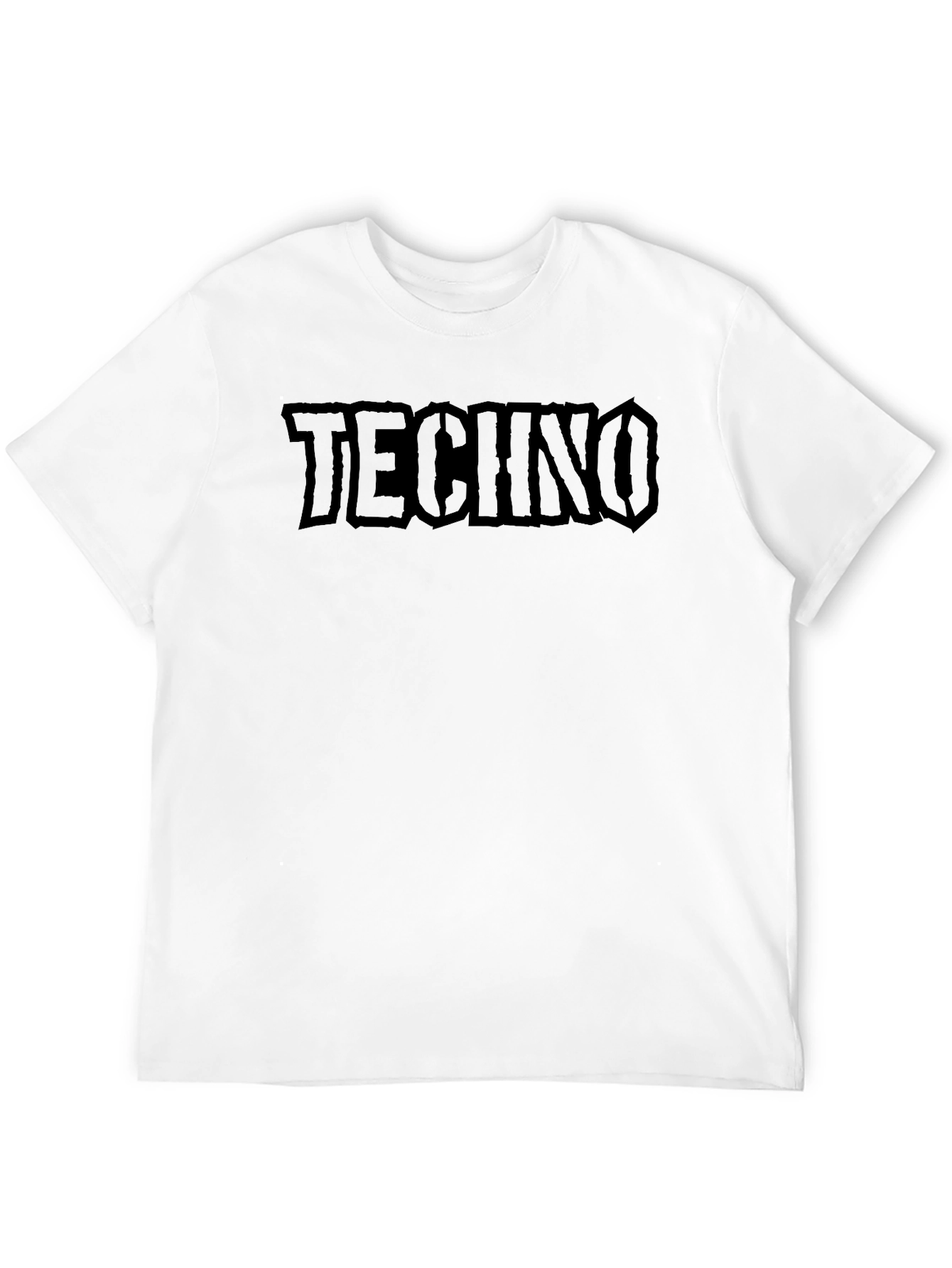 Techno Graphic Tee - Black Casual Shirt