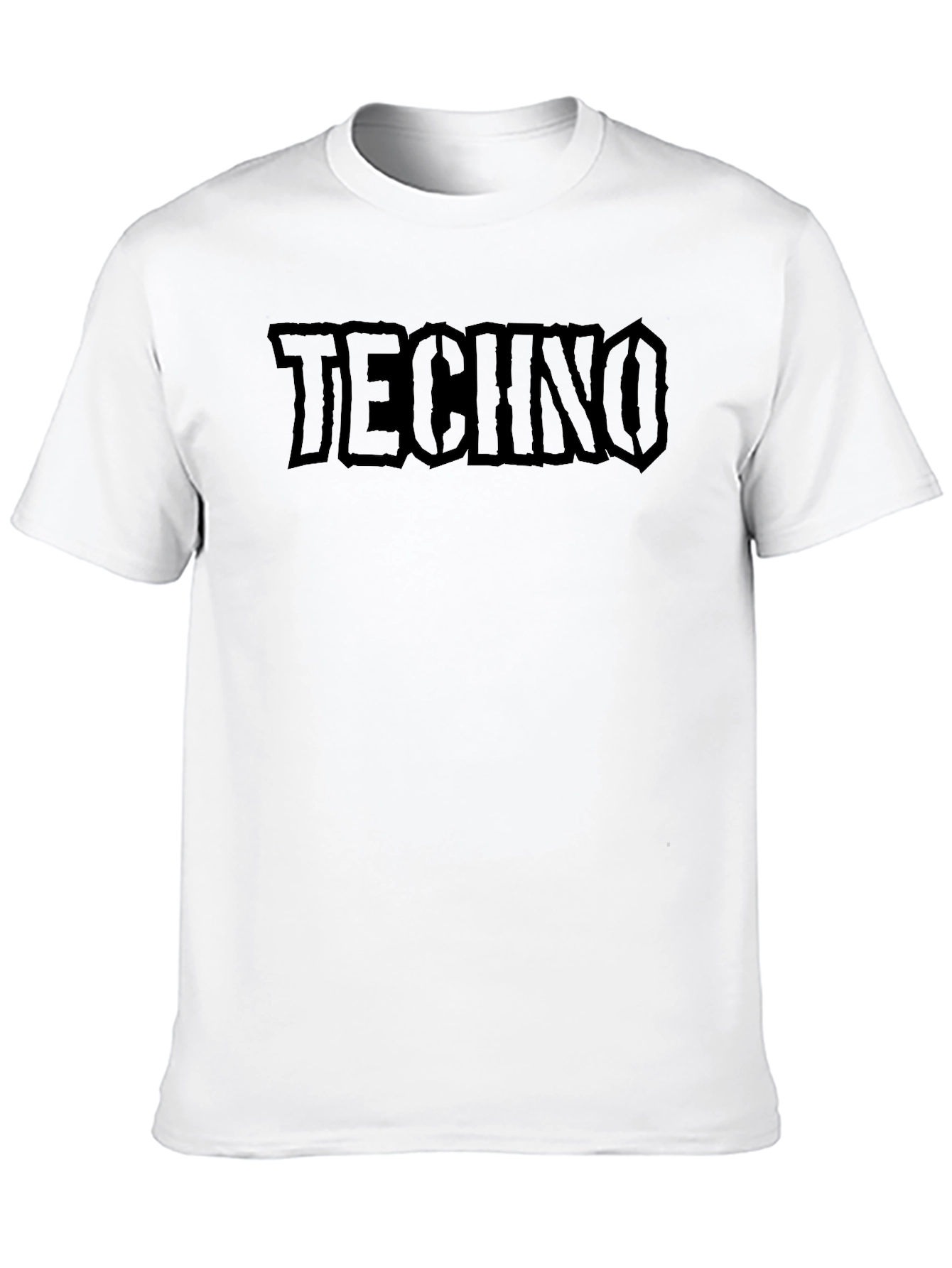 Techno Graphic Tee - Black Casual Shirt