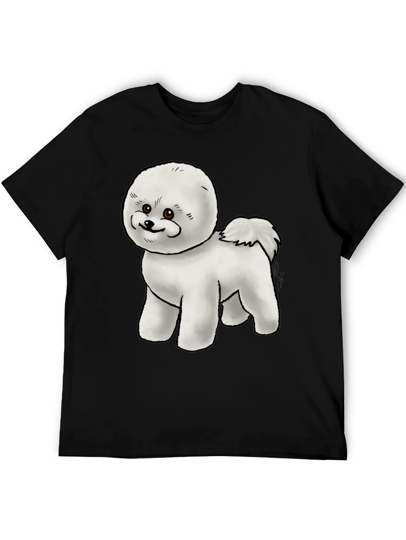 Cute Bichon Frise Dog Graphic T-Shirt