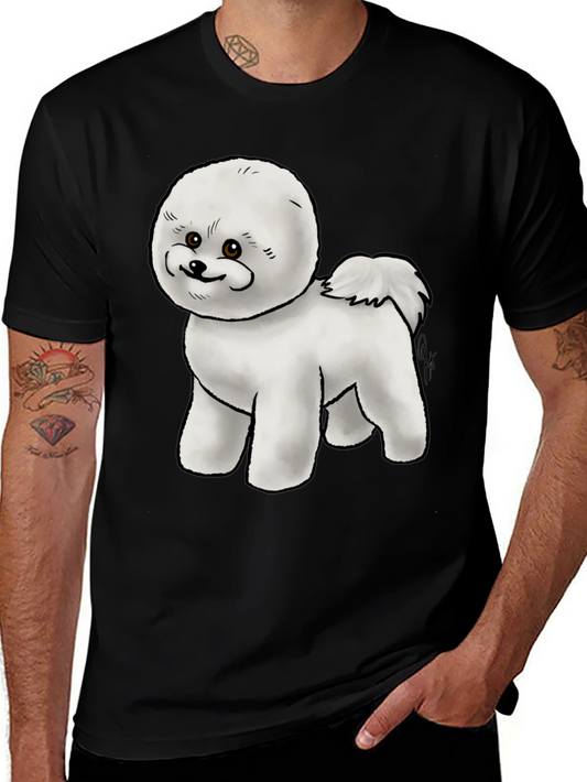Cute Bichon Frise Dog Graphic T-Shirt
