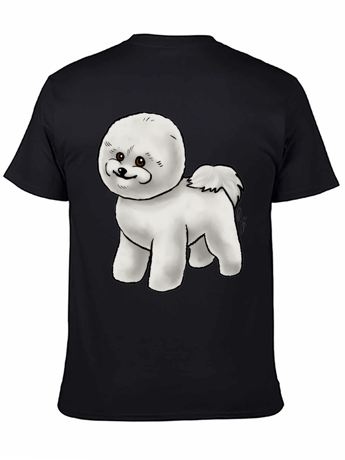 Cute Bichon Frise Dog Graphic T-Shirt