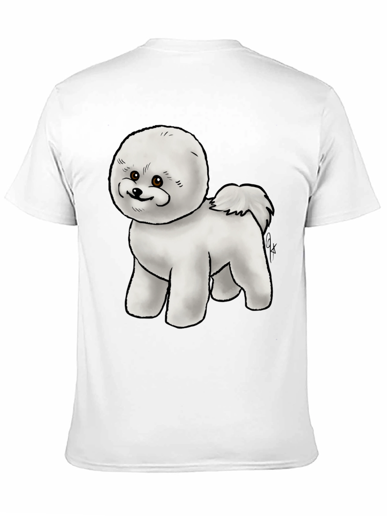 Cute Bichon Frise Dog Graphic T-Shirt