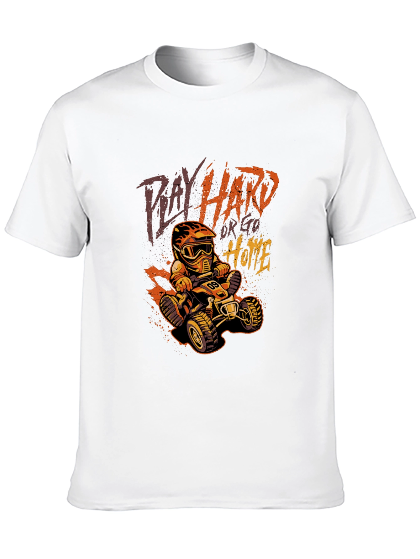 Play Hard ATV Rider Black T-Shirt