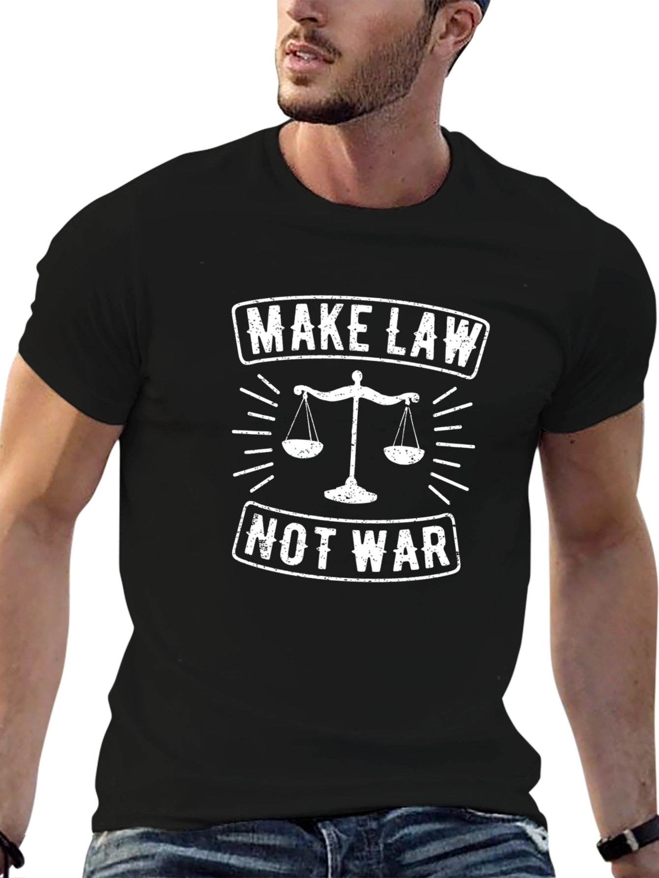 Make Law Not War Graphic T-Shirt