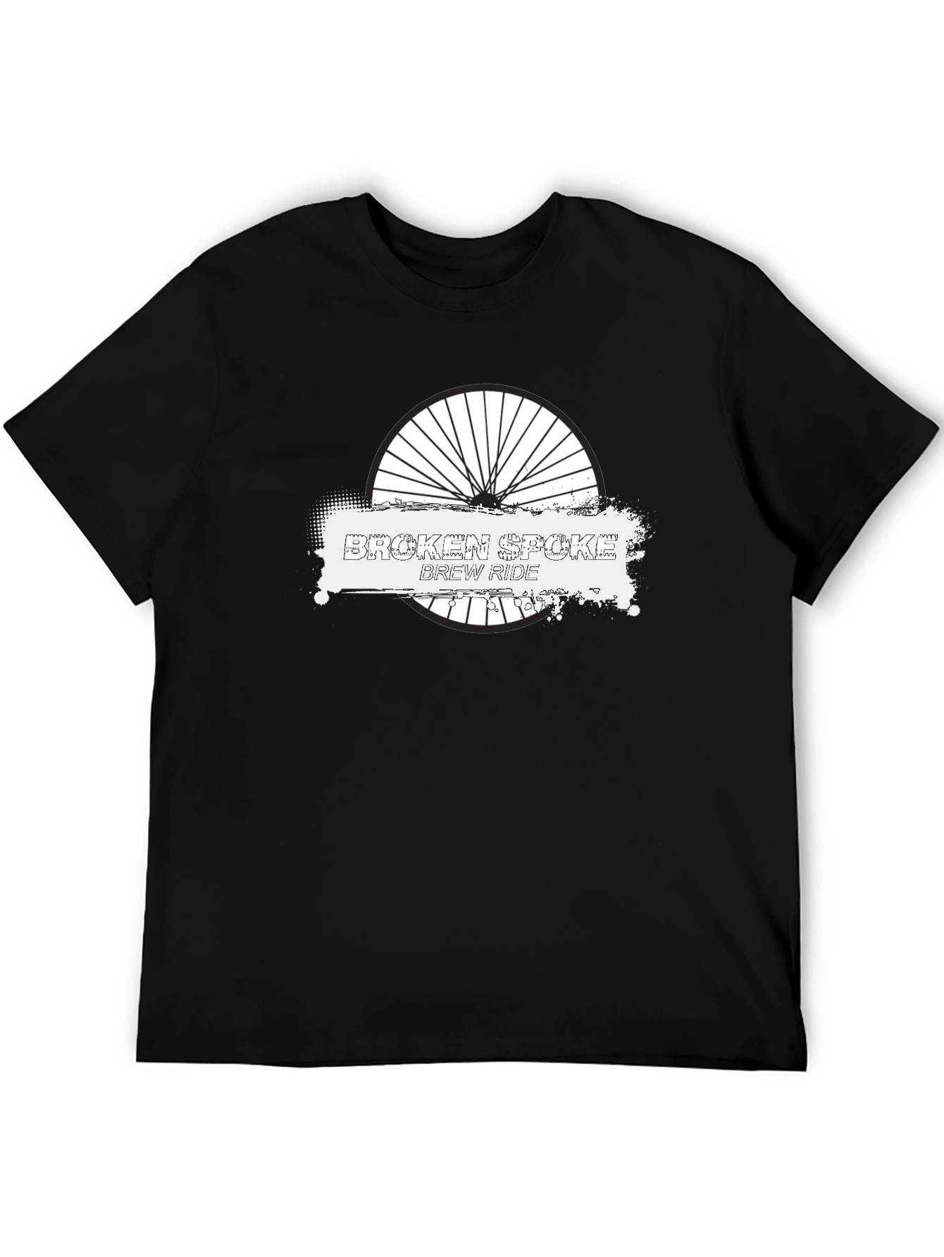 Broken Spoke Brew Ride Black T-Shirt