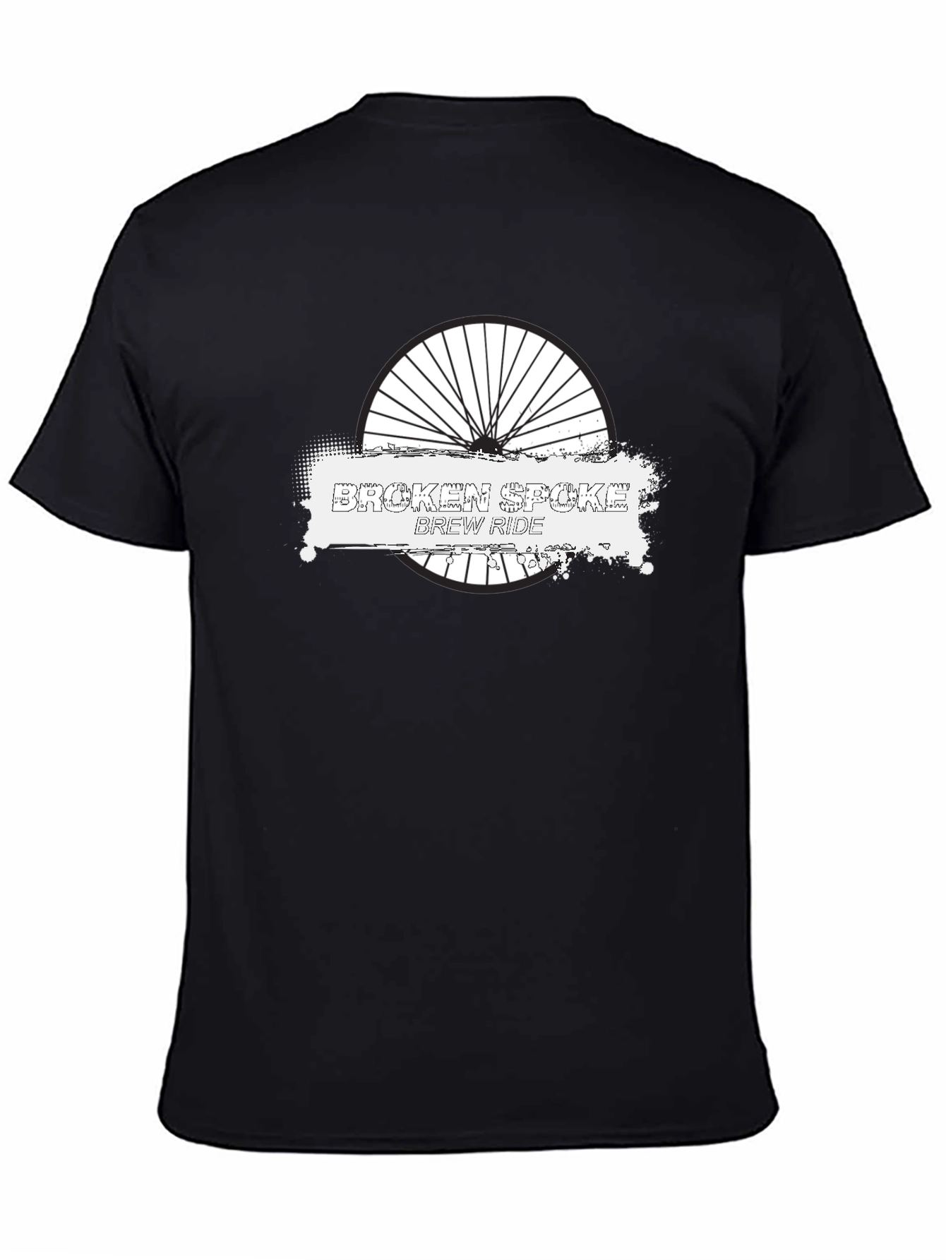 Broken Spoke Brew Ride Black T-Shirt