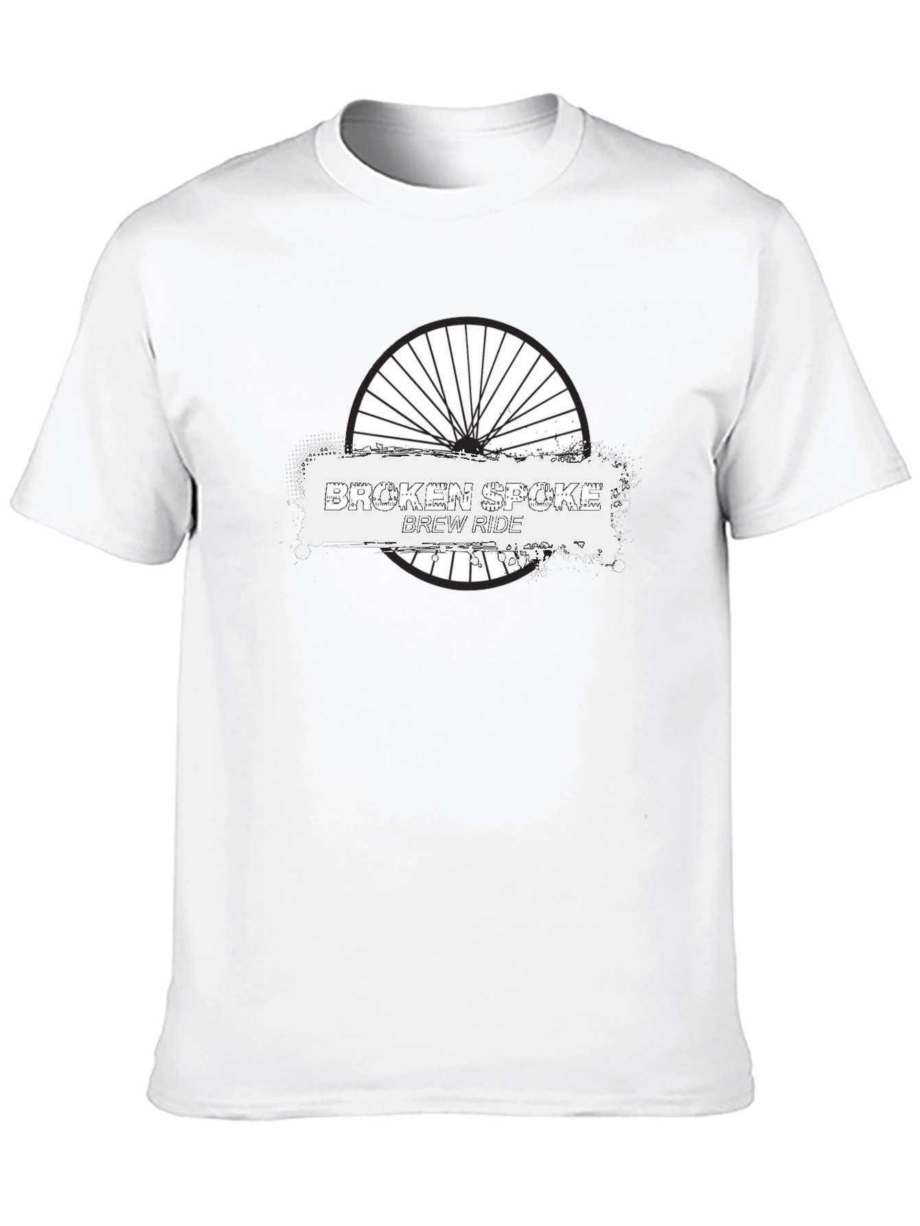 Broken Spoke Brew Ride Black T-Shirt
