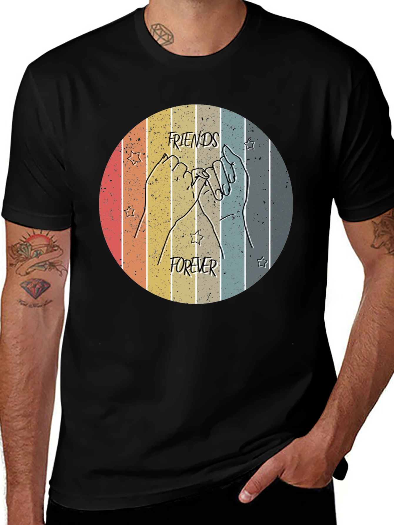 Friends Forever Retro Graphic Tee