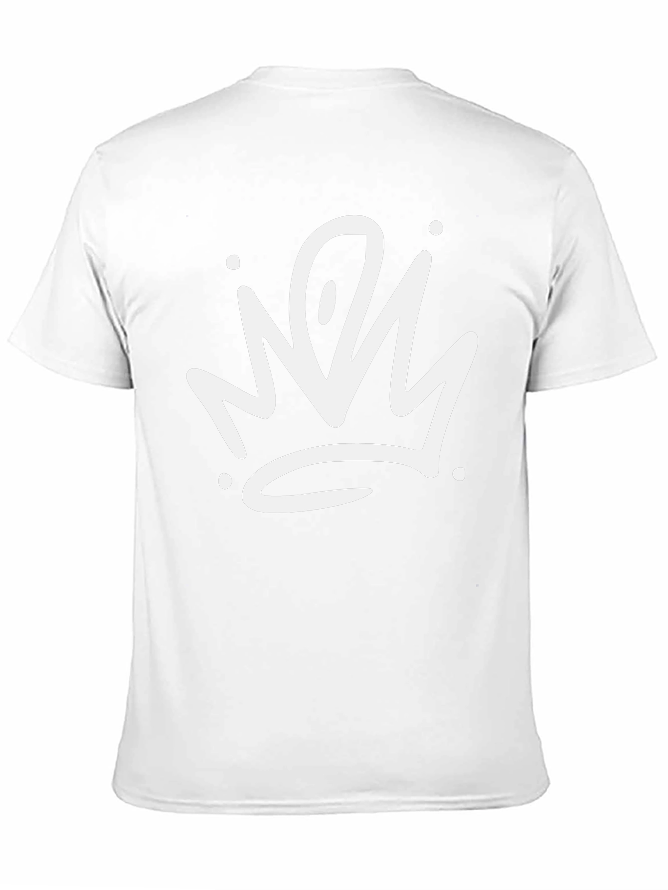 Crown Graphic Print Black T-Shirt